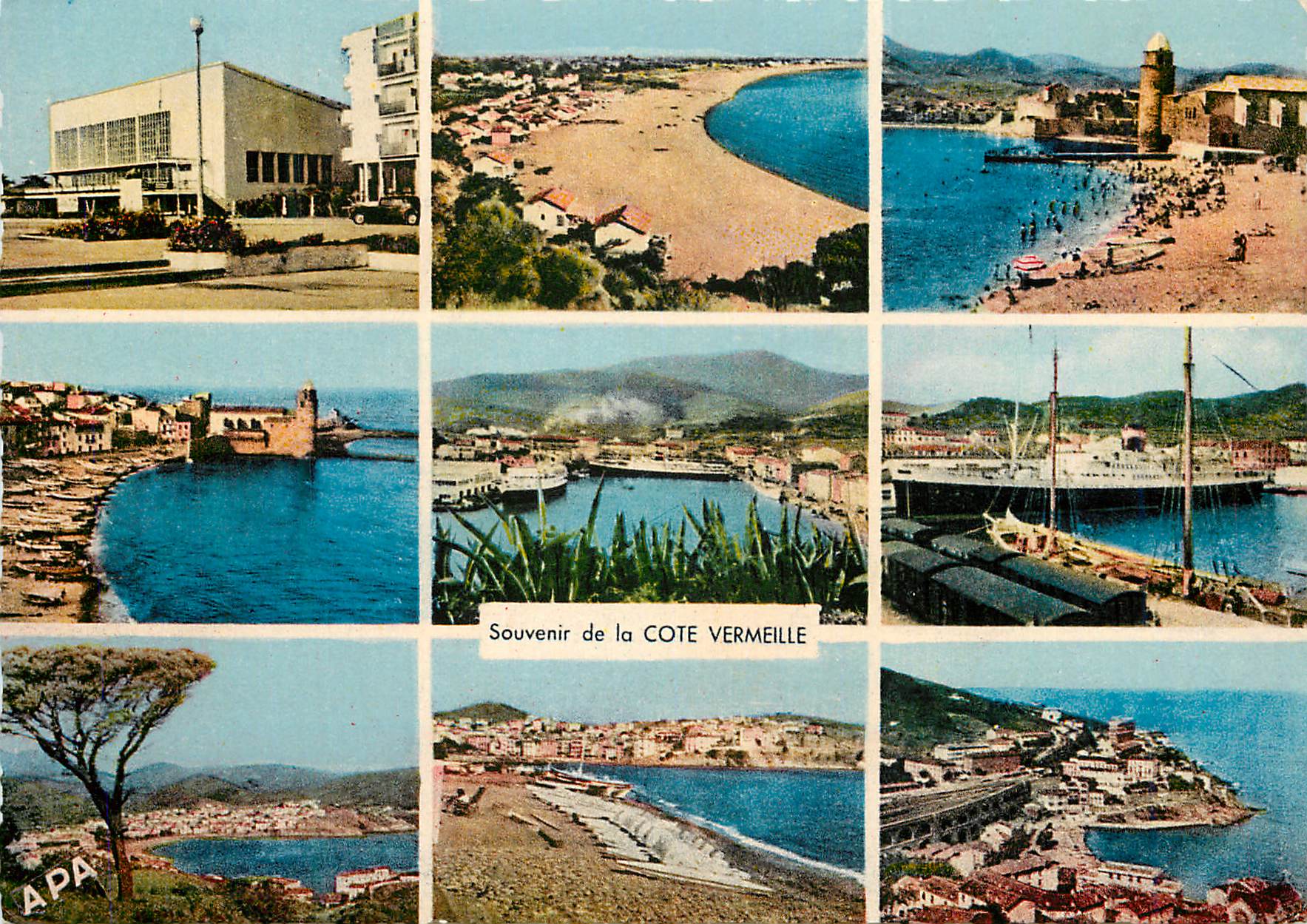 CPM En parcourant la cote vermeille canet argeles sur mer callioure