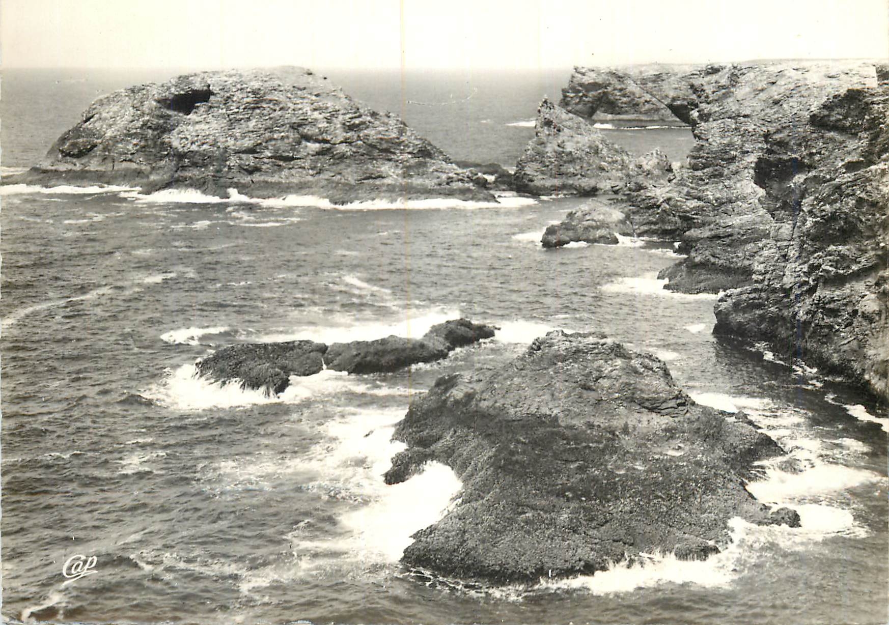 Belle-Île-en-Mer — Rocas del Apotecario — Cie des Arts Photomécaniques, París