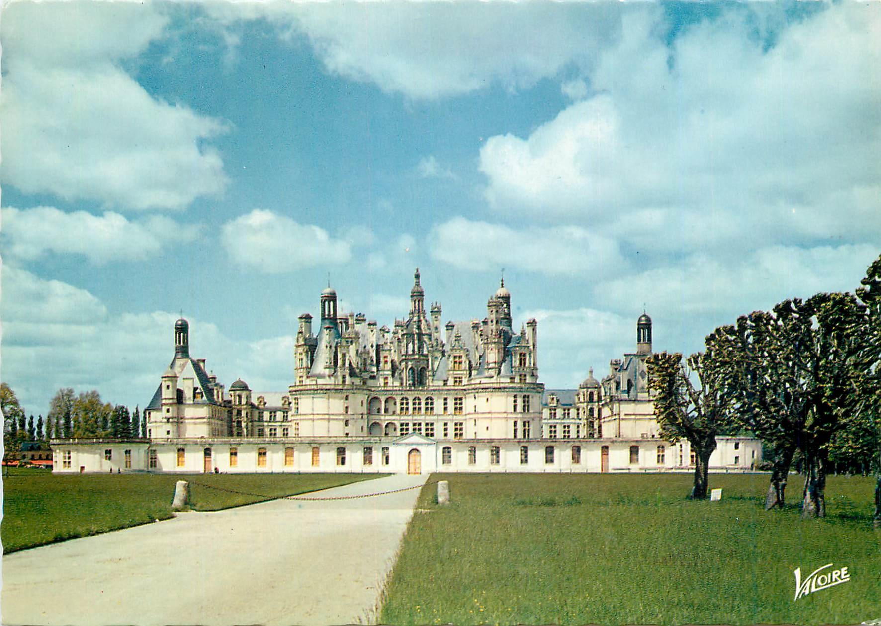 Chambord — Façade sud et porte royale — Valoire