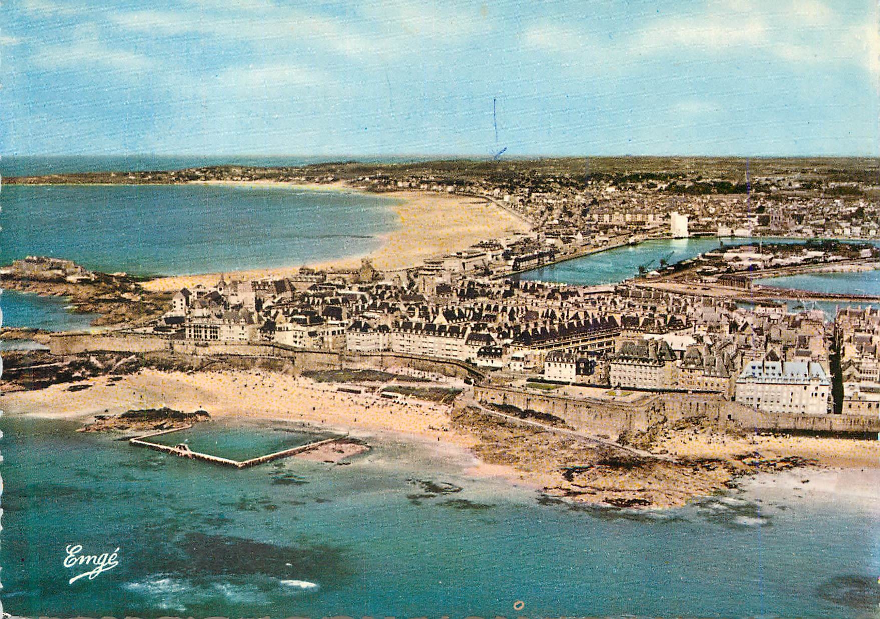 Saint-Malo — Vue générale — Éditeur EMEGRIN, n° 104