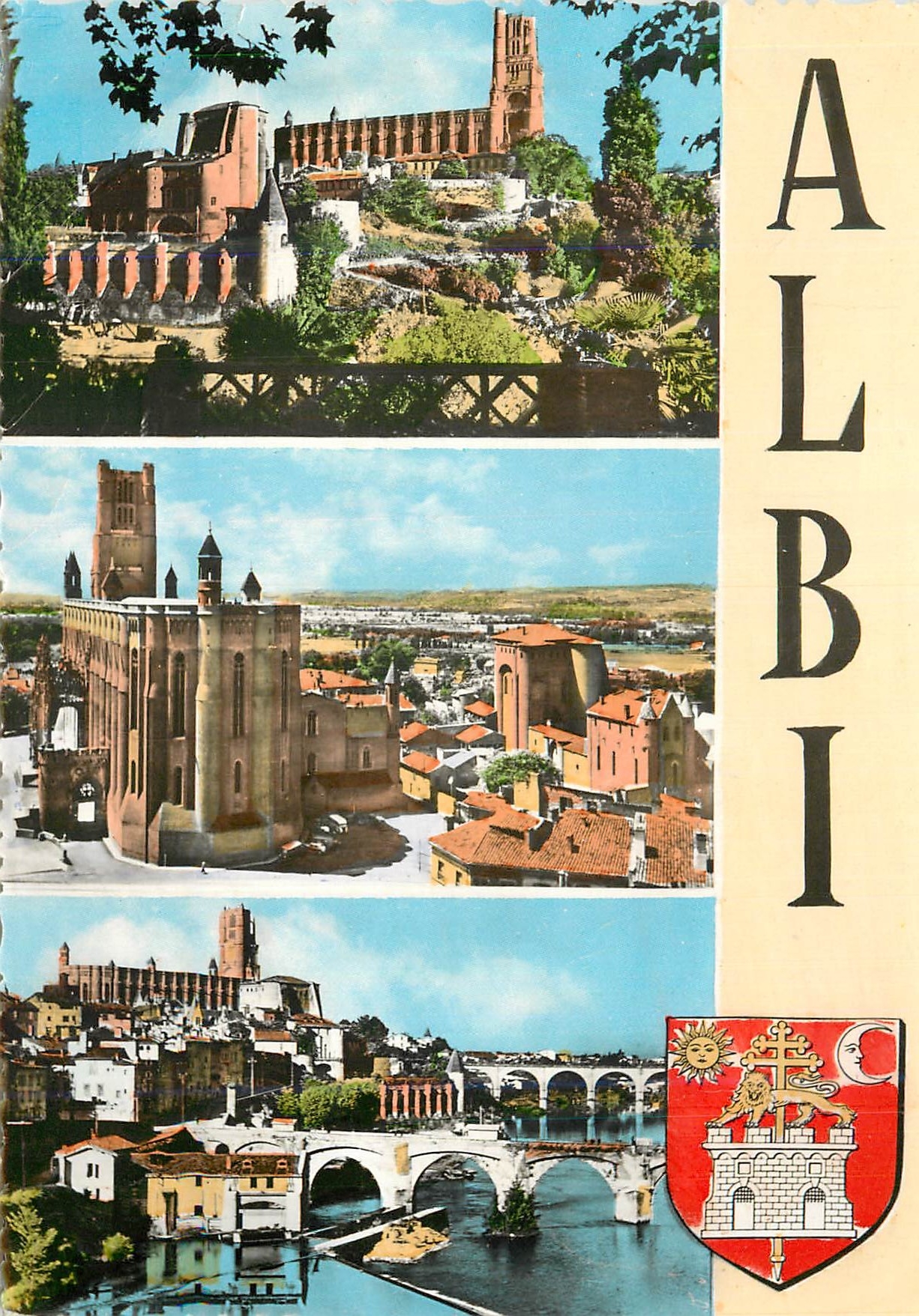 Albi — Cathédrale et Pont — Éditeur : Sté des Cartes Postales et Photographies