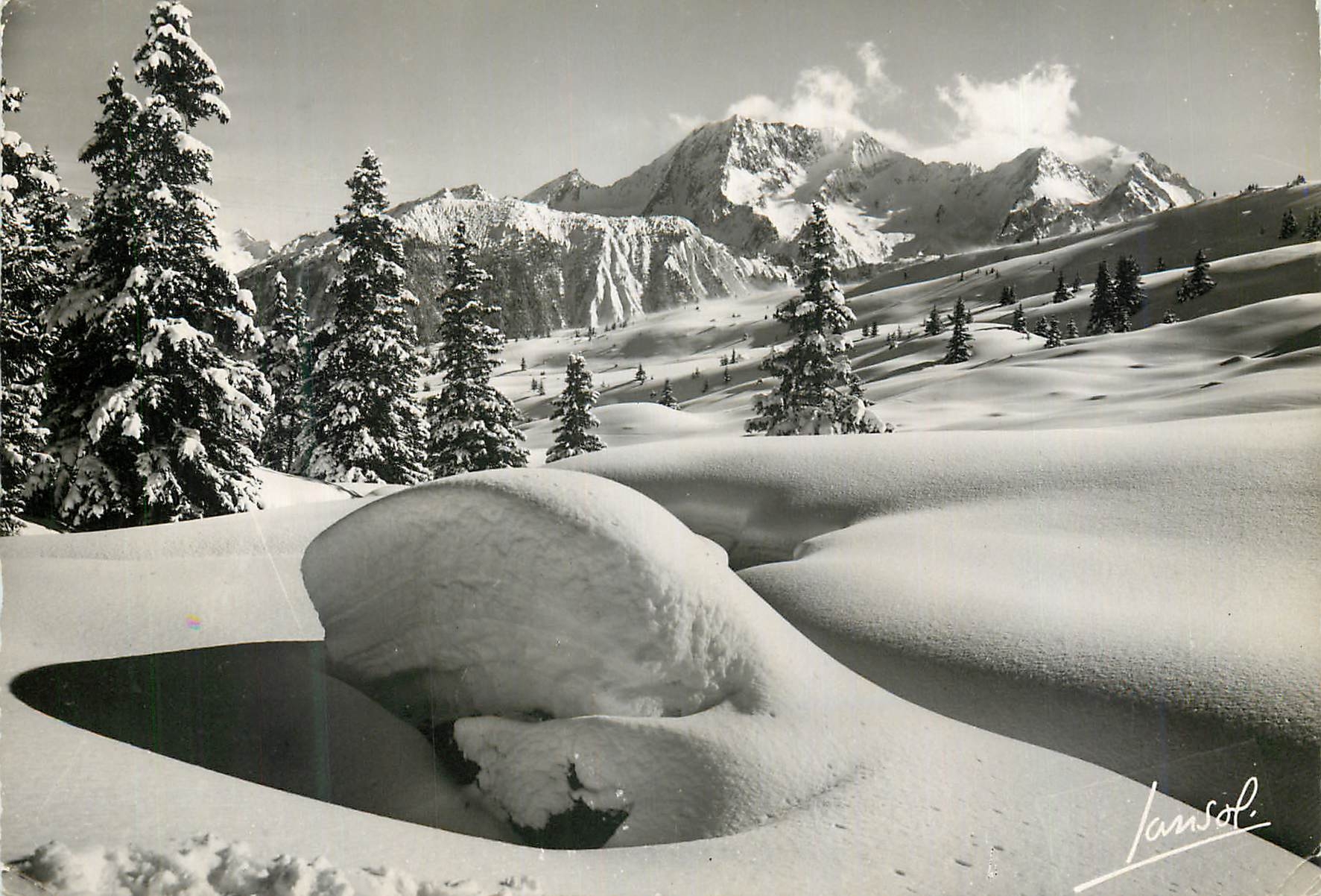 CPM Les beaux paysages de france 6 l hiver dans les alpes