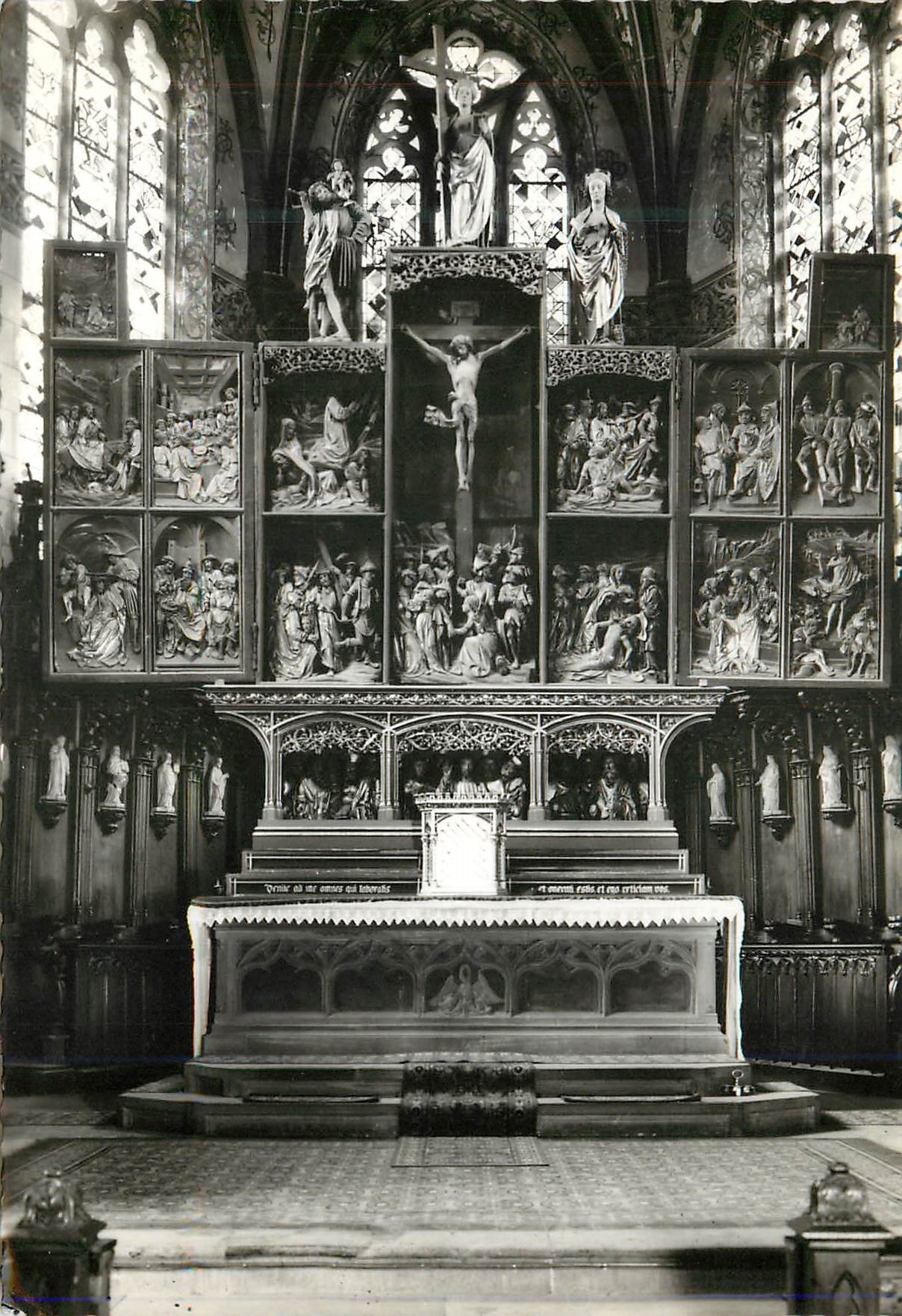 Le Retable de l'Église paroissiale de Kaysersberg (Haut-Rhin) — (1518) — Photo Jean Kuster