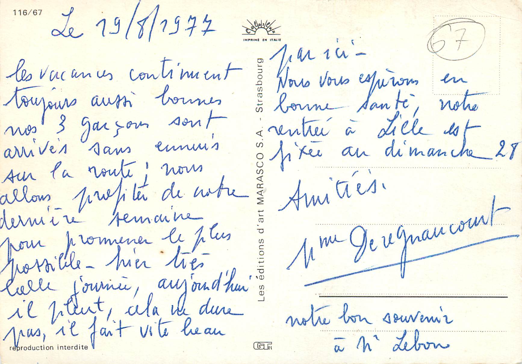 CPM Strasbourg — Rückseite