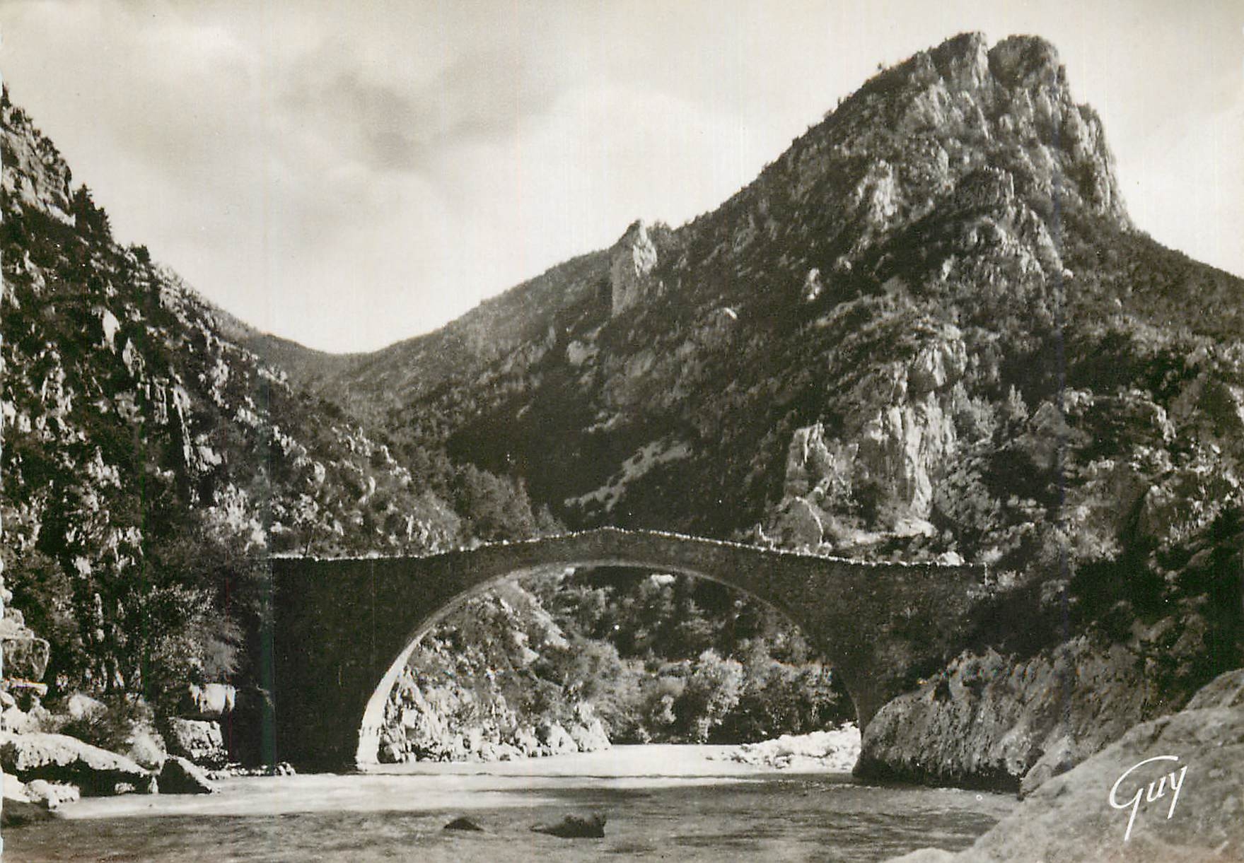CPM Gorges du verdon le vieux pont romain avant le point sublime