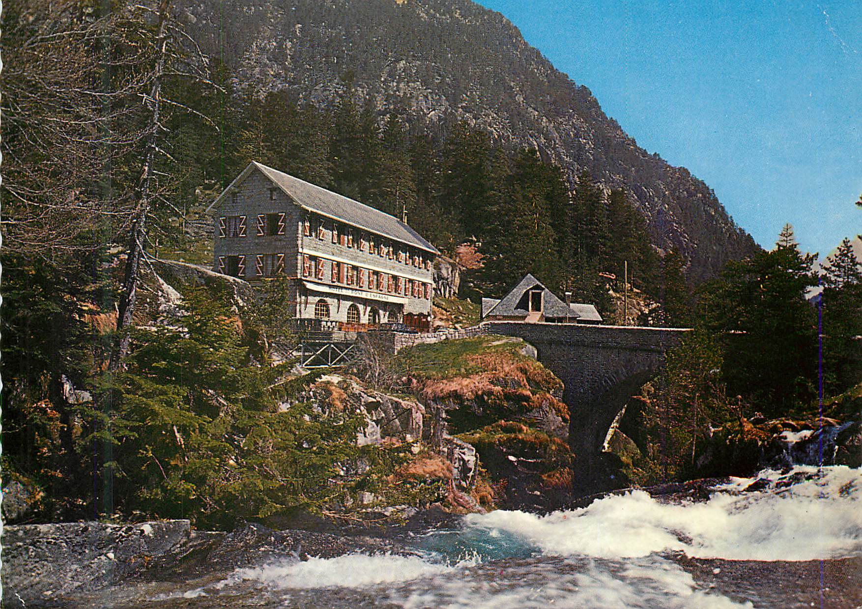 Le pont d'Échague — Le Pont d'Espagne — Éditeur : Latour