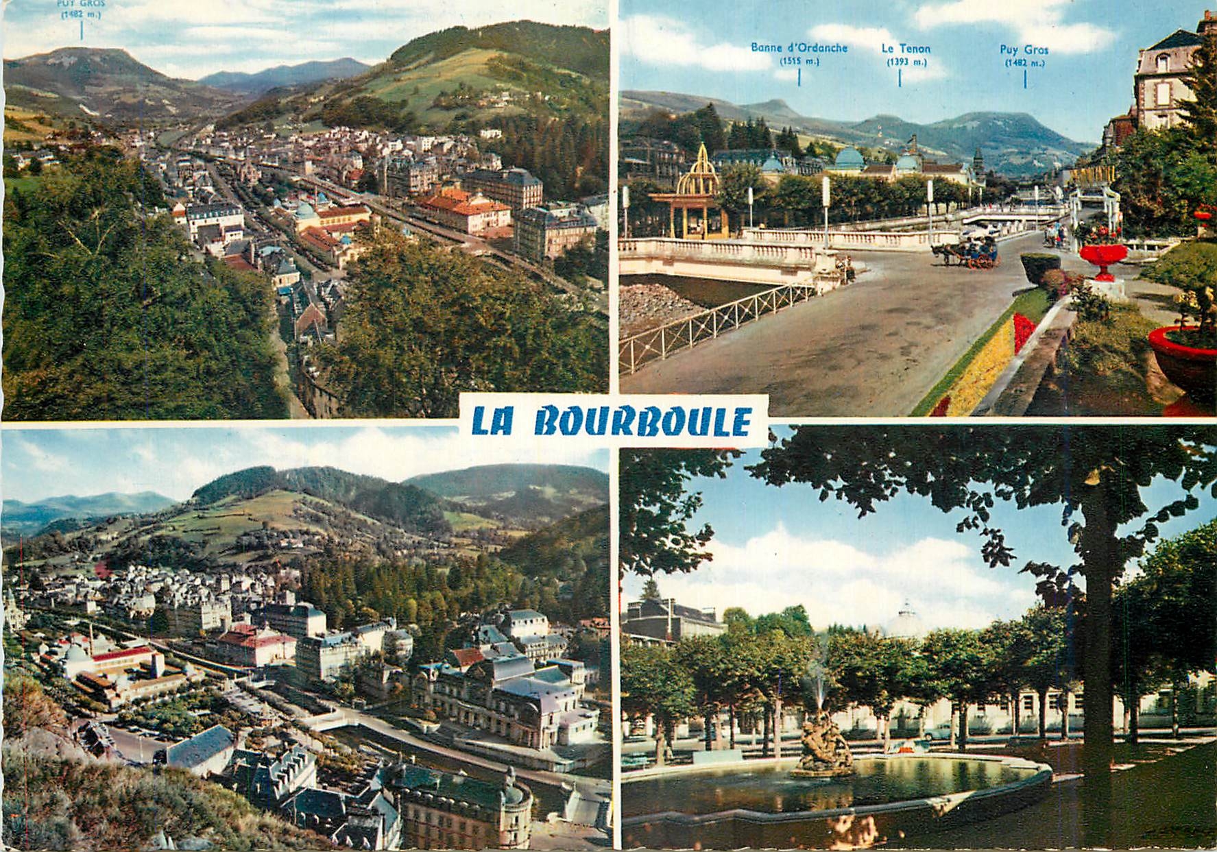 CPM 63047106 la bourboule (p de d ) alt 852 m station thermale et touristique