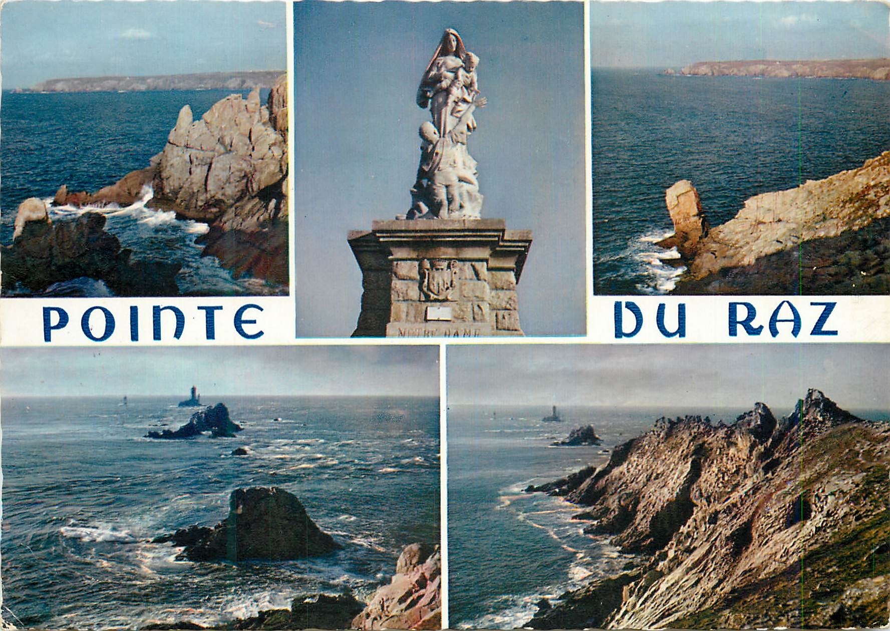 CPM La bretagne en couleurs pointe du raz (finistere)