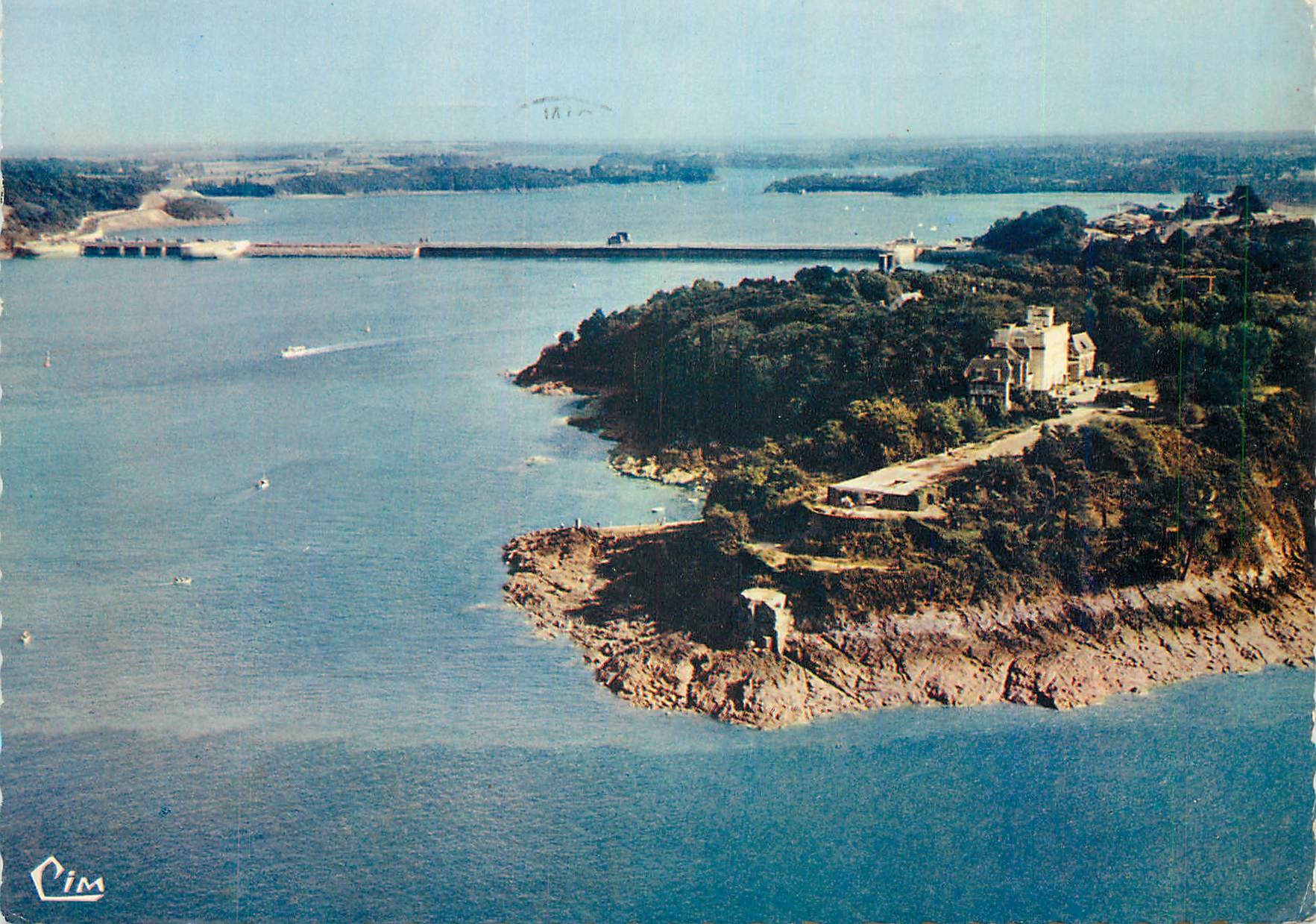 Dinard (35) - Vue aérienne de la Vicomté et du barrage — Cim