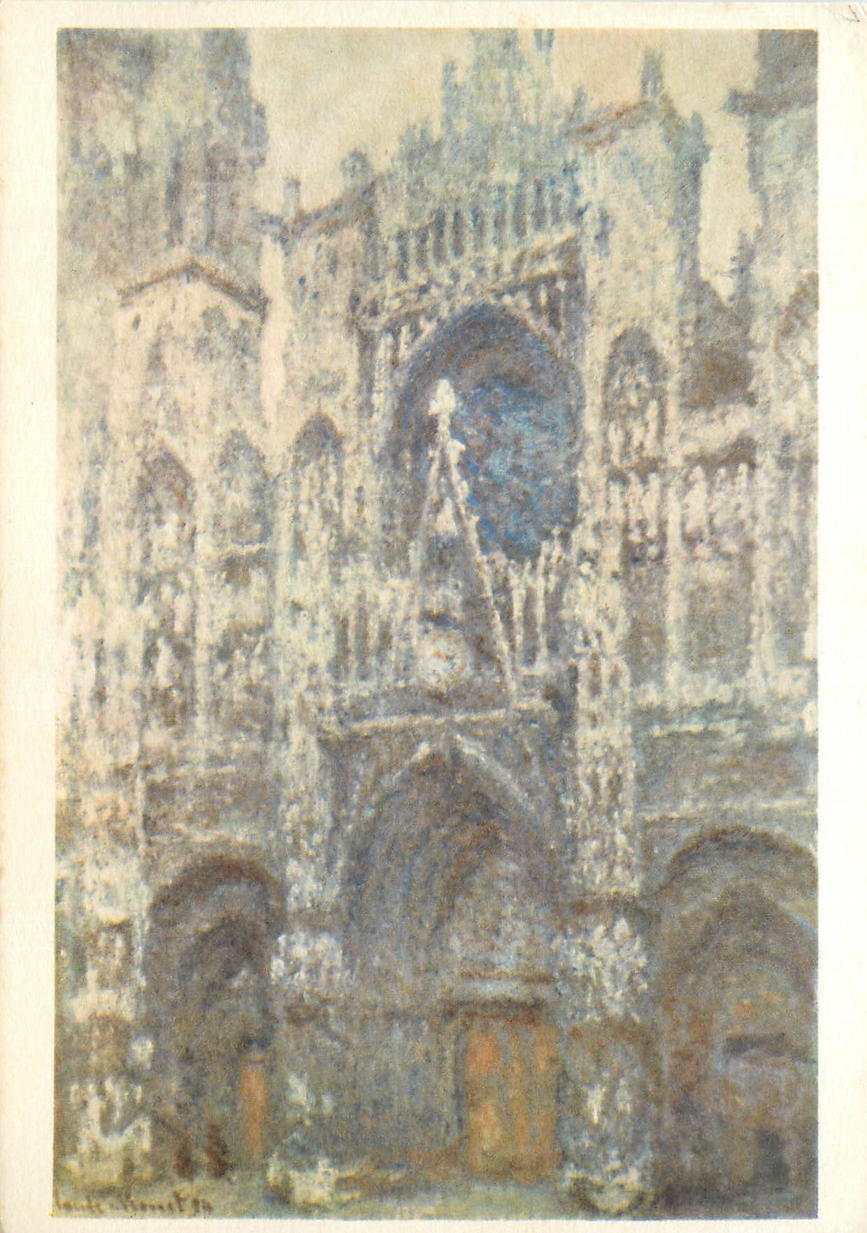 CPM 510 c monet cathedrale de rouen musee du louvre paris