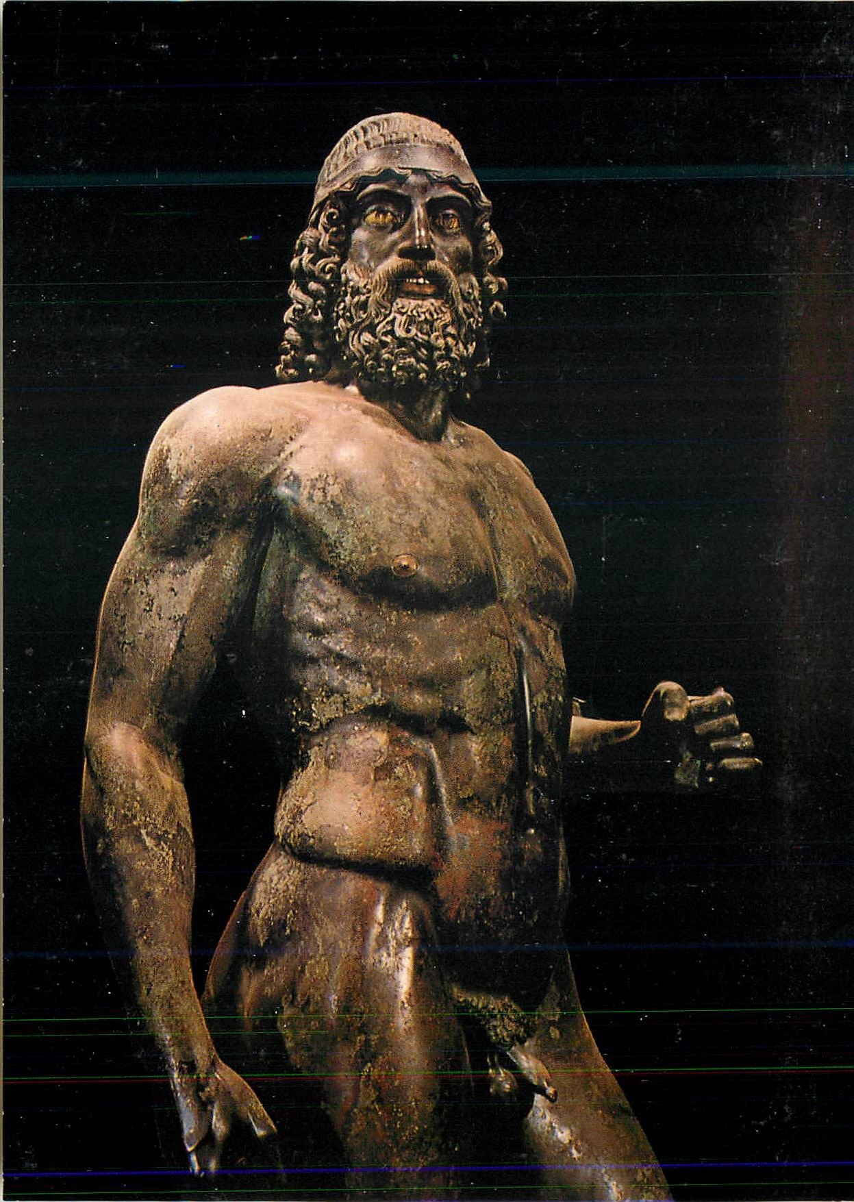 Statue A des Bronzes de Riace — Musée National de Reggio Calabre — Édition COLORCOM