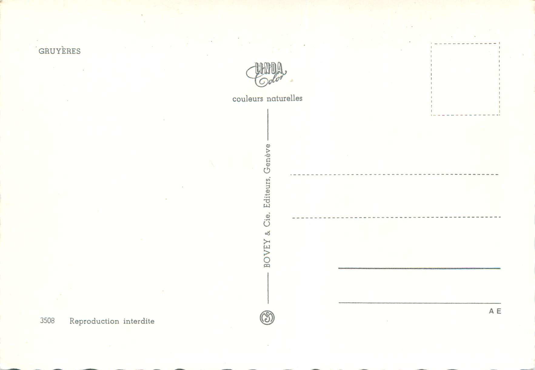 CPM Gruyeres — Verso