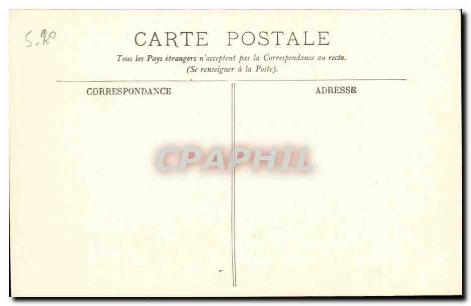 Antibes - Le Port - Vue prise de la Courtine - bateau - CPA  — Rückseite