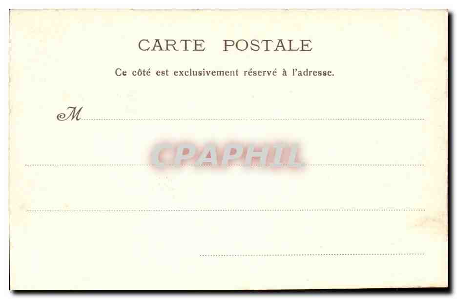 Le Cannet - Villa sardou ou est morte Rachel - CPA  — Rückseite