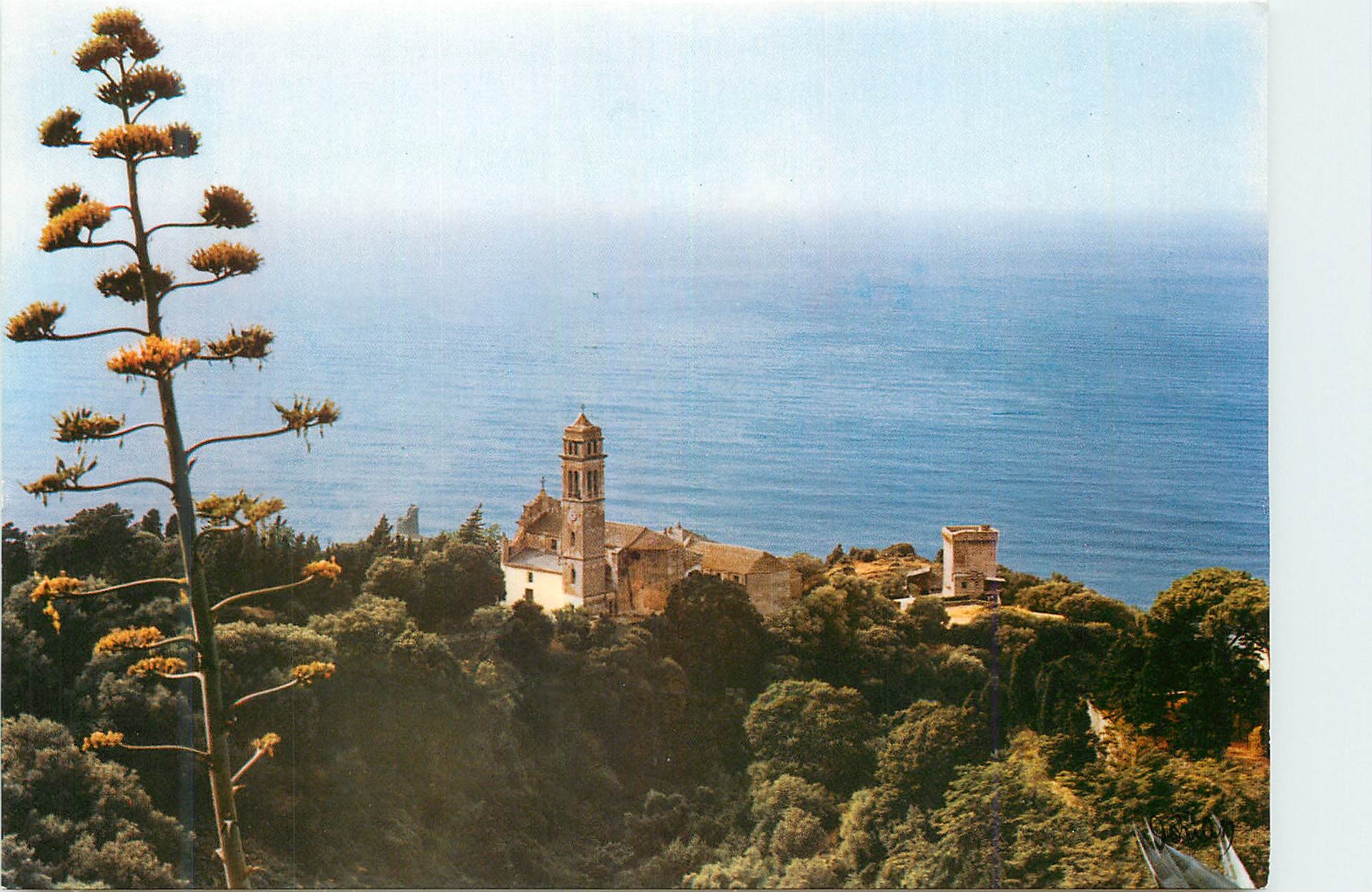 Pino — Église et deux tours au bord de la mer — Studio Letourneau