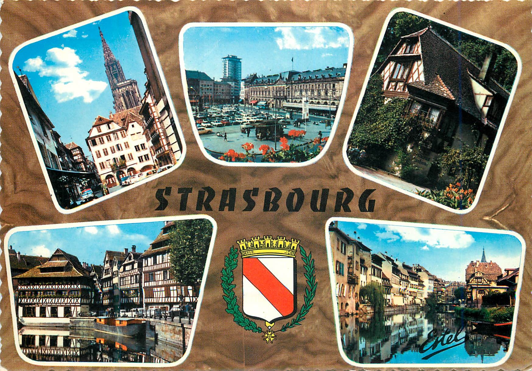 CPA Au Pays des Cigognes Strasbourg Le coin du pointre Place Kleber
