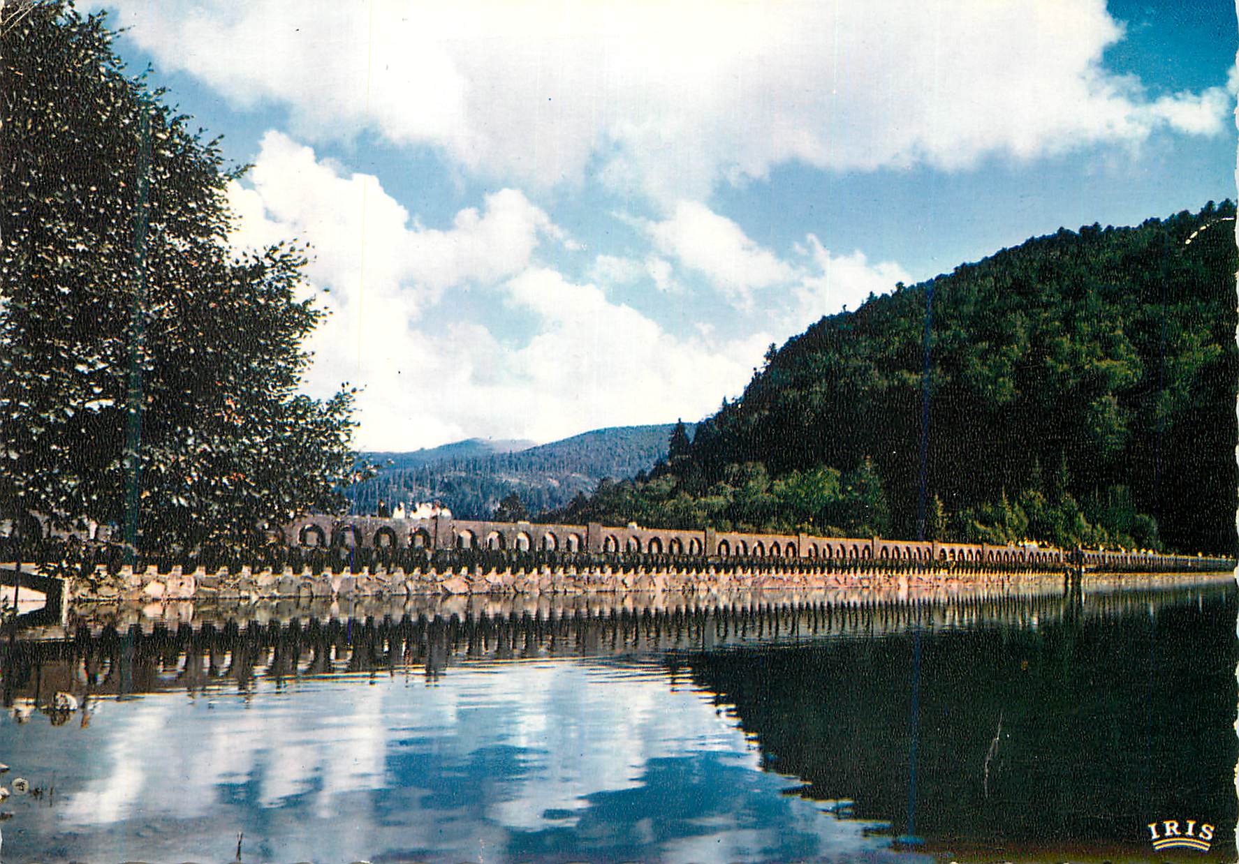 CPA L Alsace Pittoresque La Digue du Lac de la Lauch