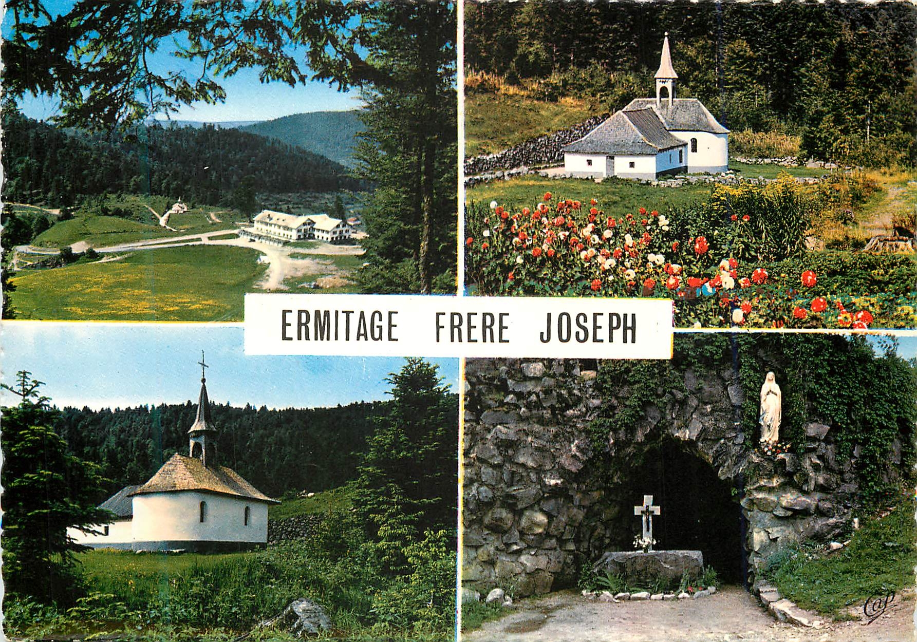CPA Ermitage Frere Joseph Ventron Vosges Hotel Leduc La Chapelle La Grotte
