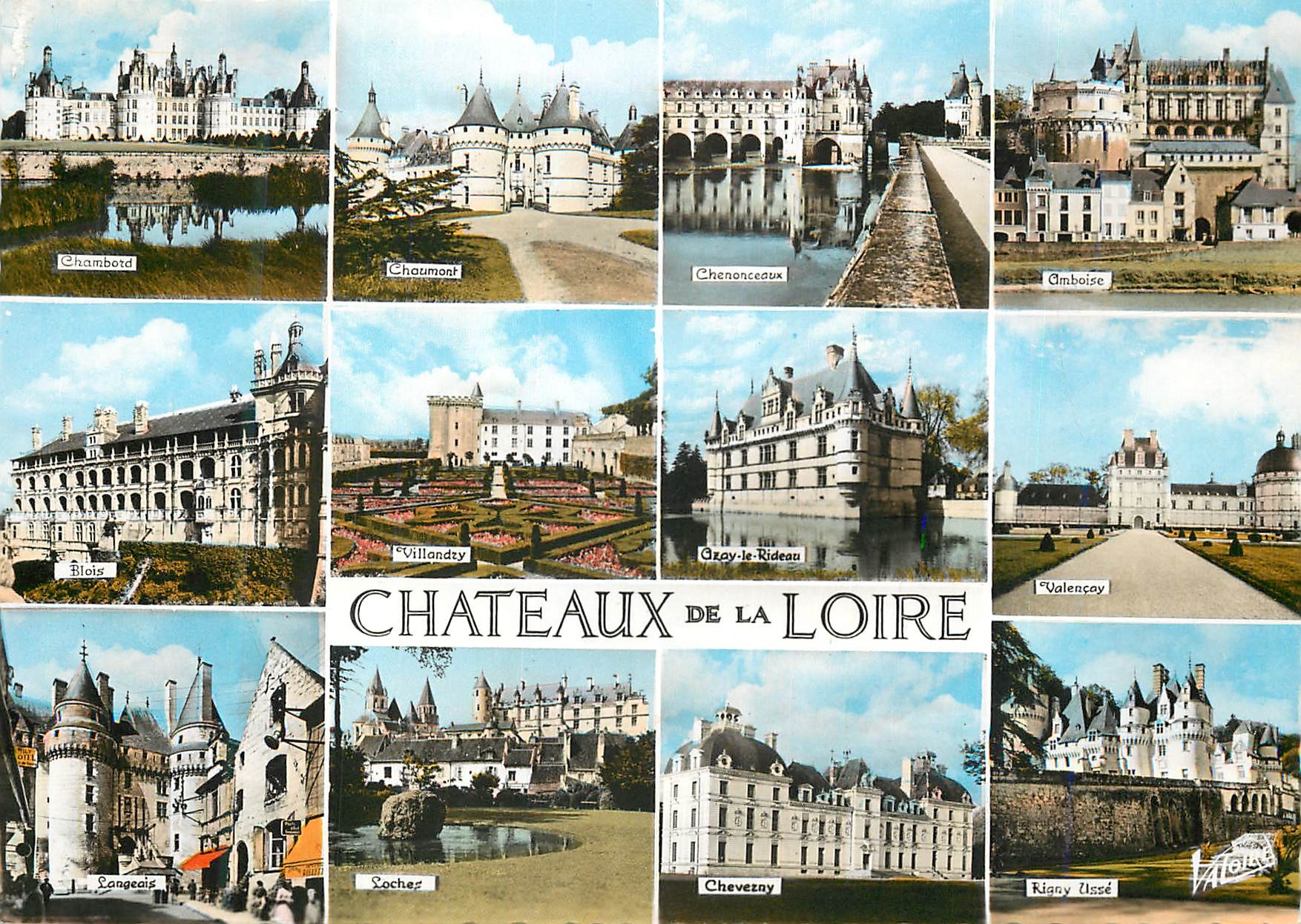 CPM Chateaux de la Loire Les Merveilles du Val de Loire Ses Chateaux