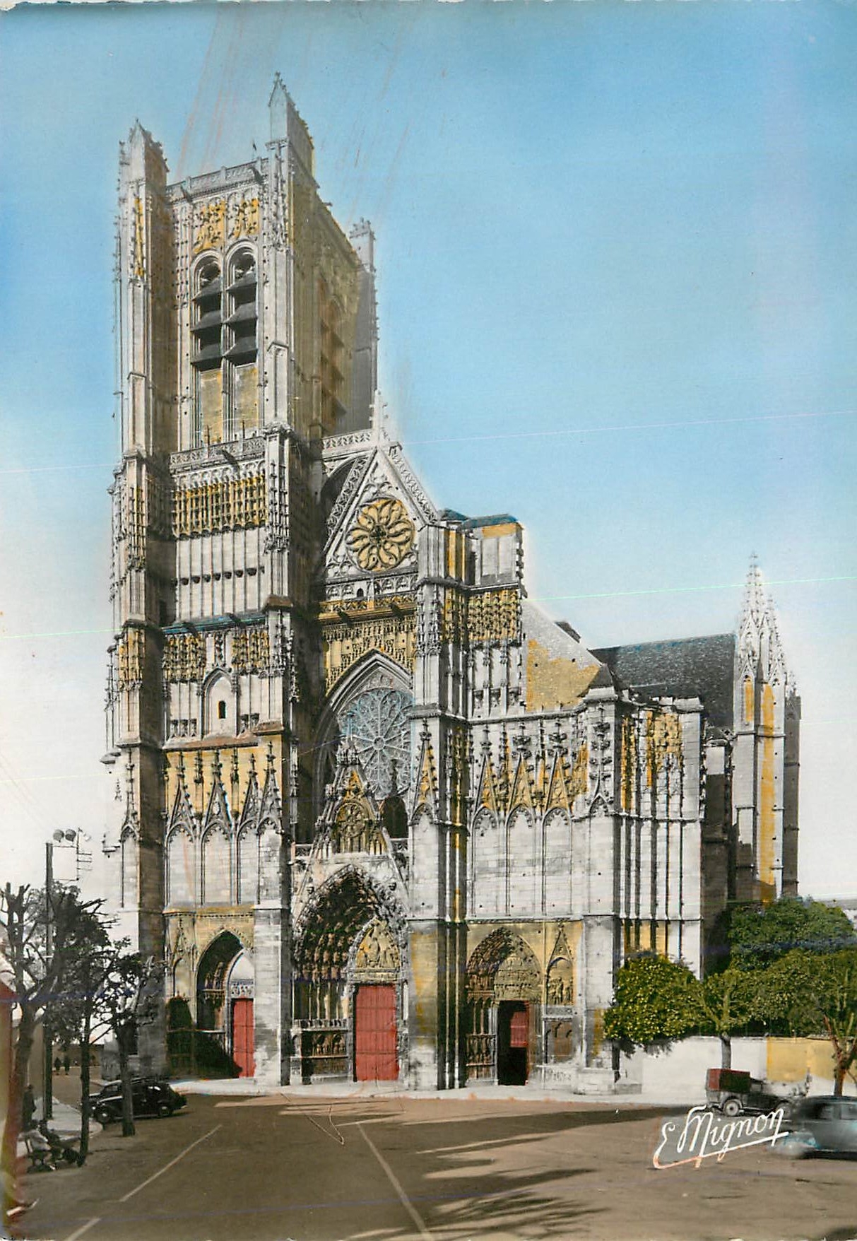 CPM Auxerre Yonne La Cathedrale Saint Etienne