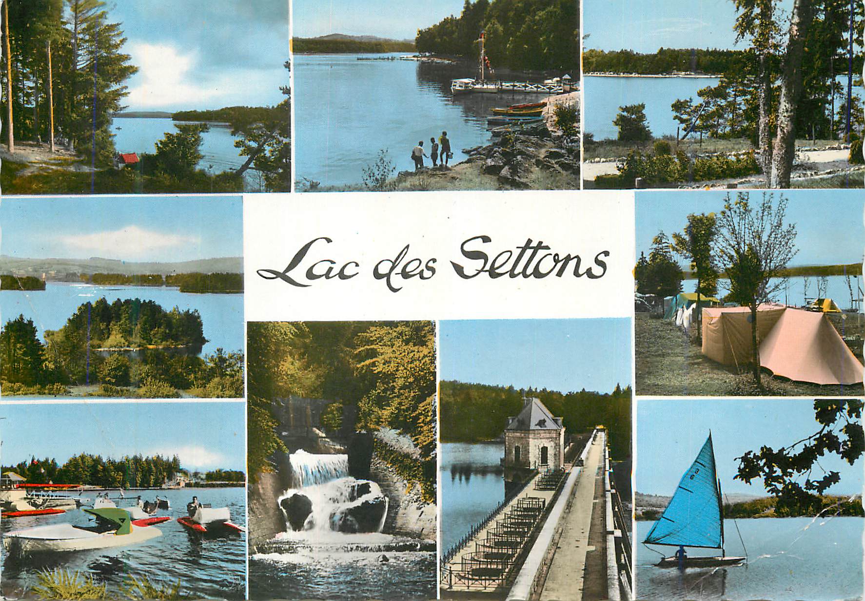 CPM Lac Des Settons Vue sur le Lac L Embarcadere Pedalo