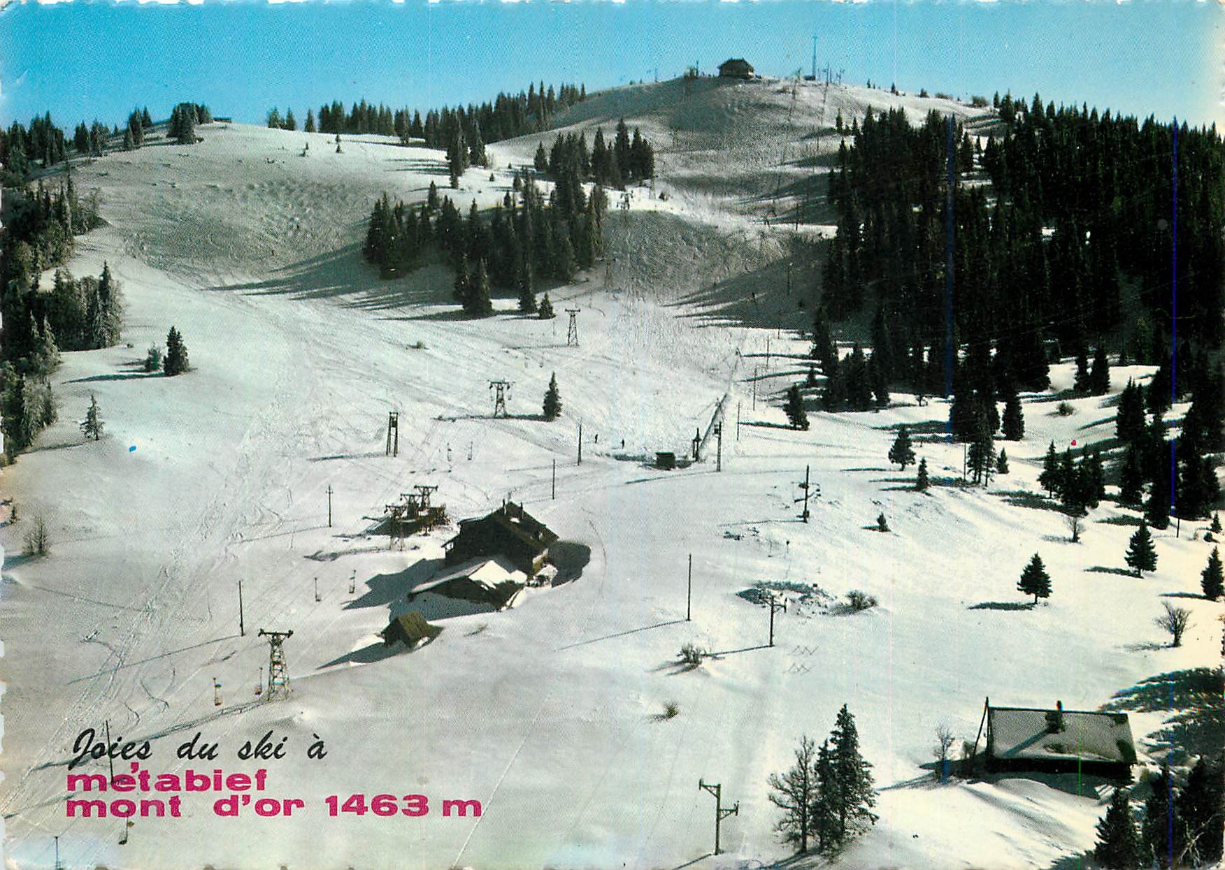 Joies du ski à Métabief — mont d'or 1463 m — Éditions J. Cellard