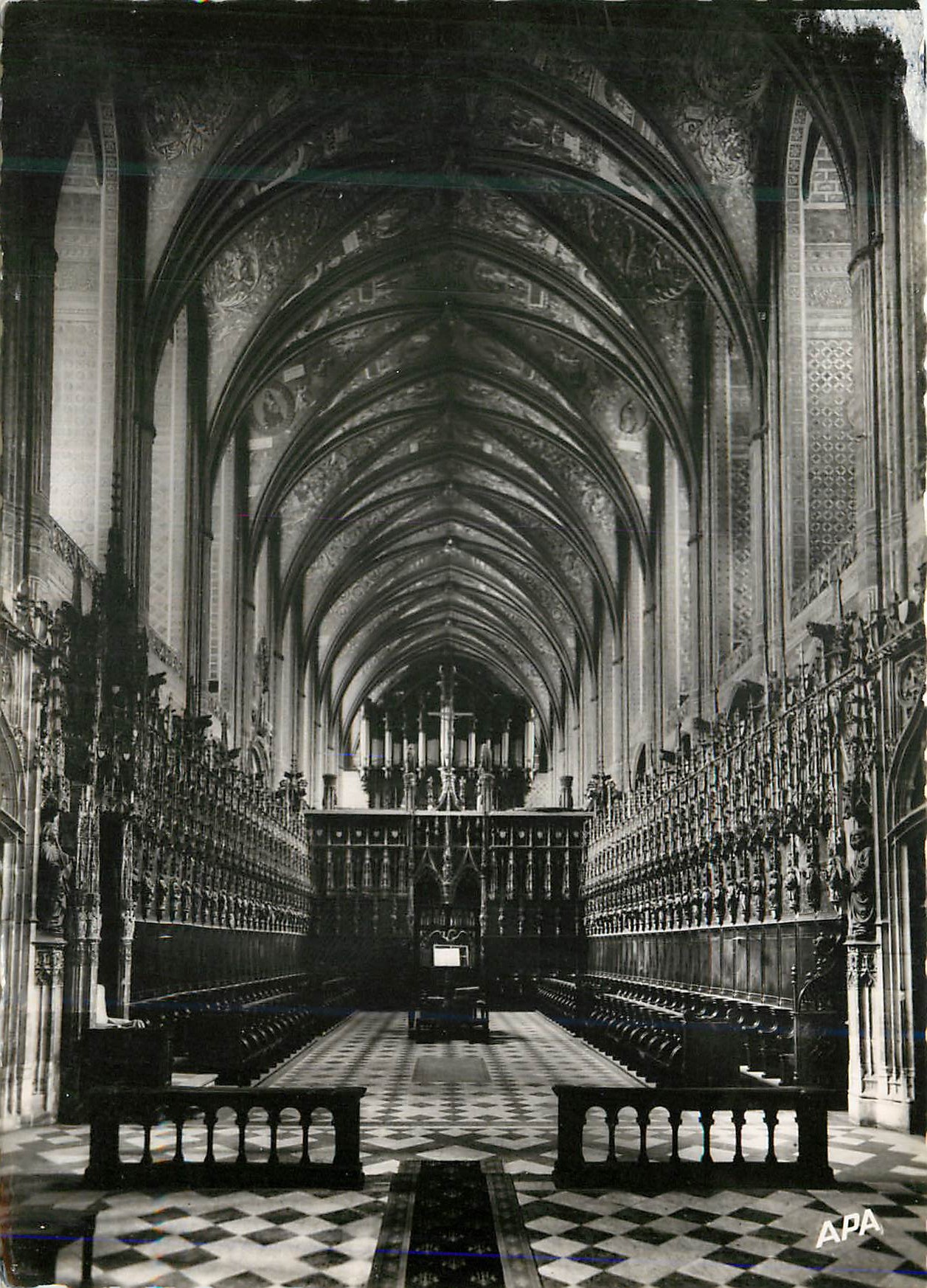 CPM Albi Tarn La Basilique Sainte Cecille La Net et le Chœur Orgue