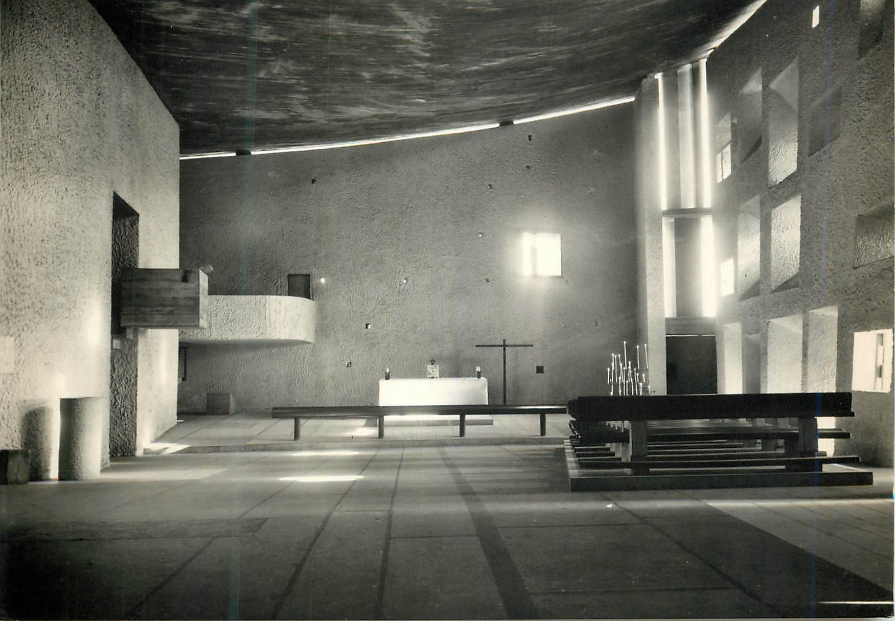 CPM Chapelle de Notre Dame du Haut Ronchamp Haute Saone Architecte Le Corbusier