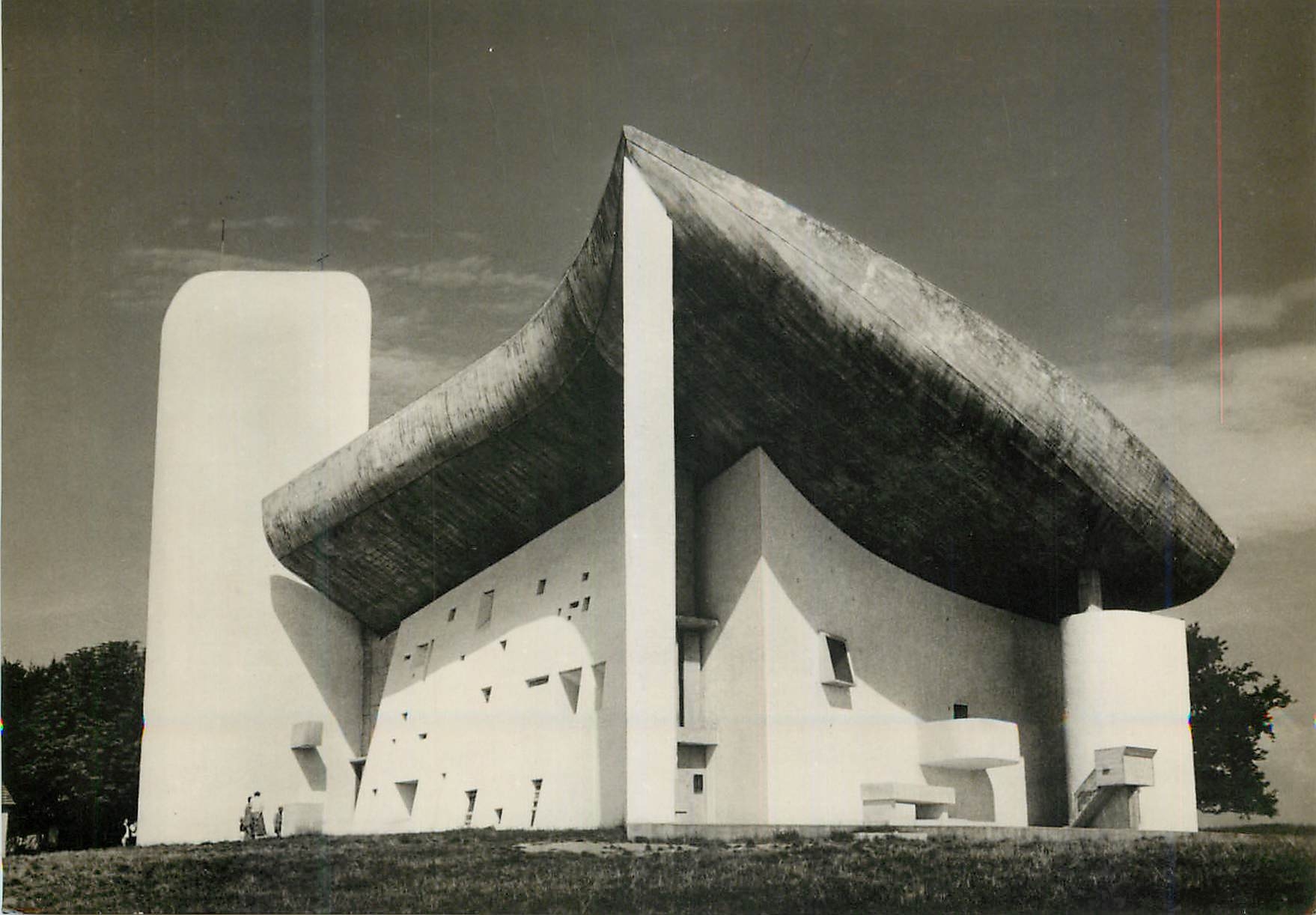 CPM Chapelle de Notre Dame du Haut Ronchamp Haute Saone Architecte Le Corbusier