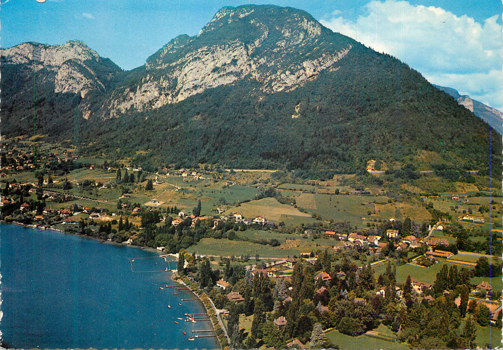 Menthon-Saint-Bernard — les bords du lac d'Annecy et les montagnes — Editions J. Cellard, n° E. 42347