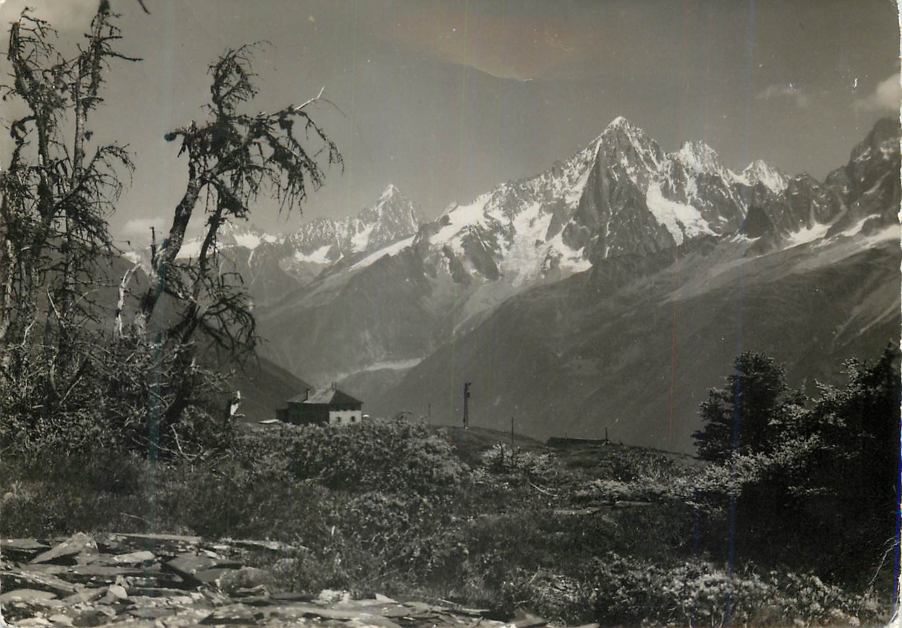 Le Prarion und l'Aiguille du Dru — Chamonix — Édition G. Tairraz