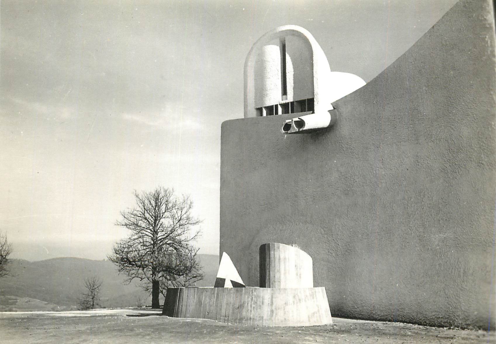 CPM Chapelle de Notre Dame du Haut Ronchamp Haute Saone Architecte Le Corbusier