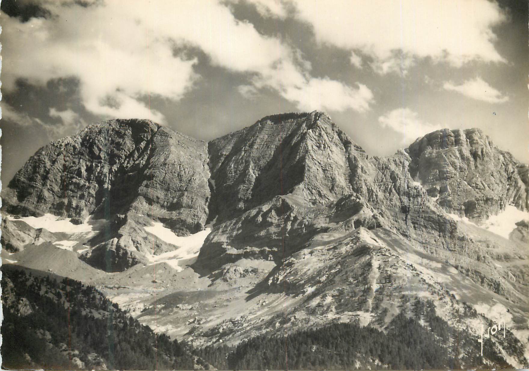 CPM Cirque de Gavarnie Hautes Pyrenees Massif du Marbore