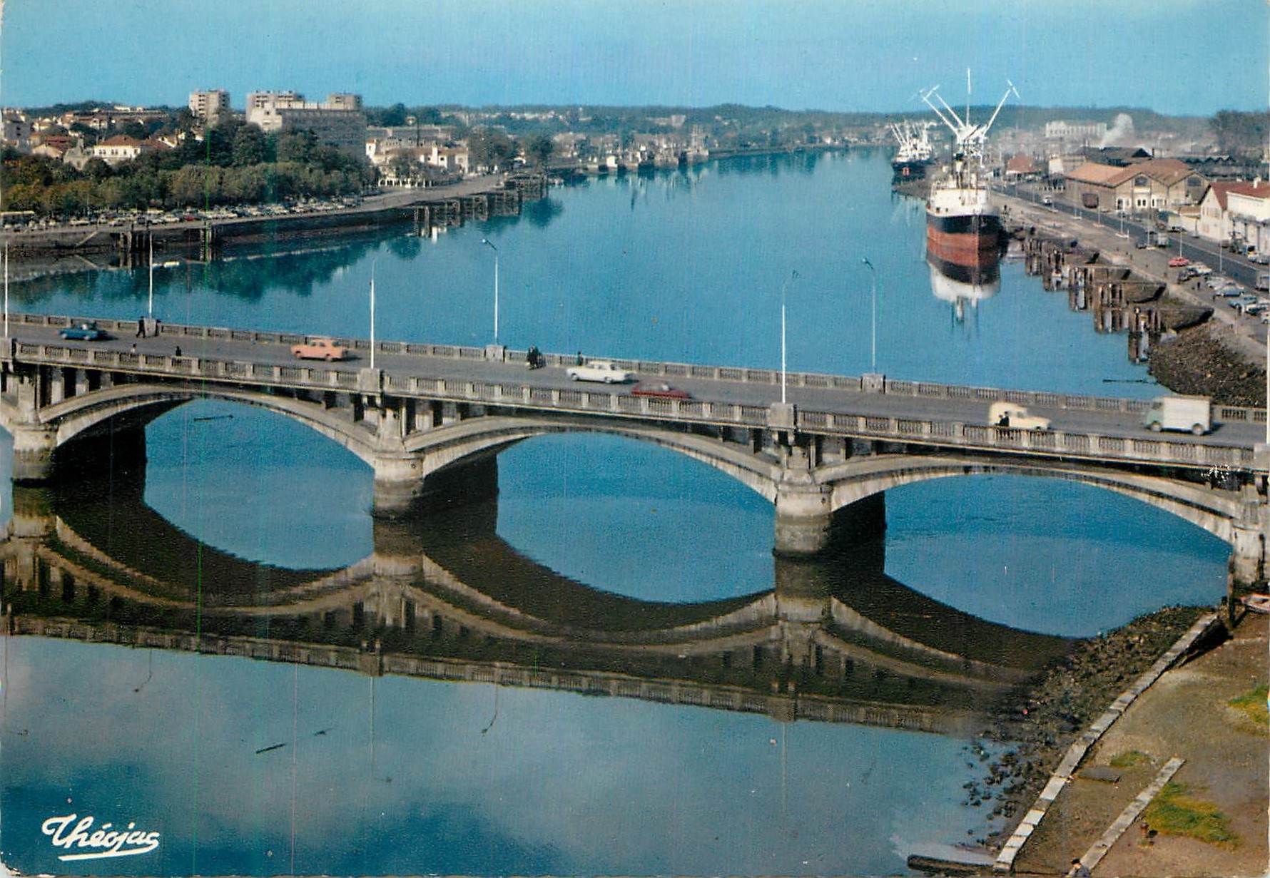 Bayonne - Le pont Saint-Esprit et le port — Théojas, n°5