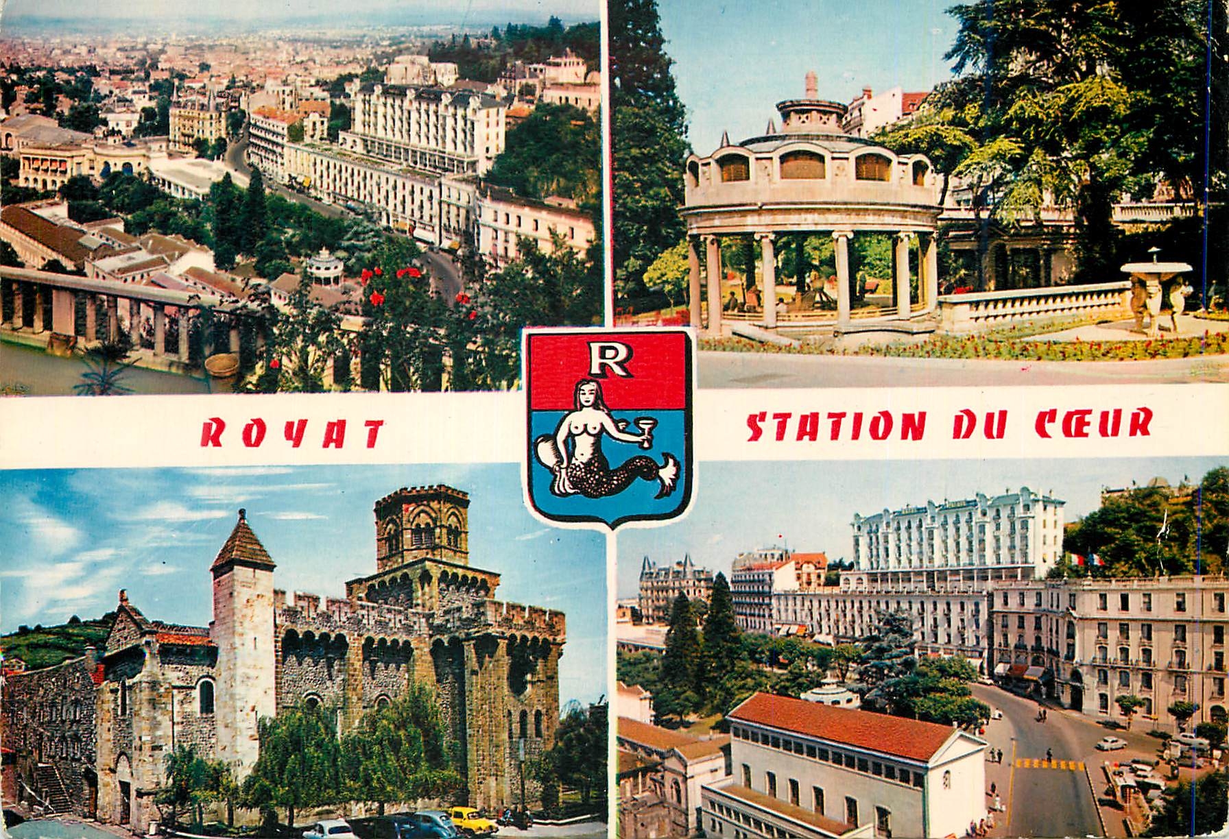 CPM Royat Vue generale Source Eugenie L eglise Quartier Thermal