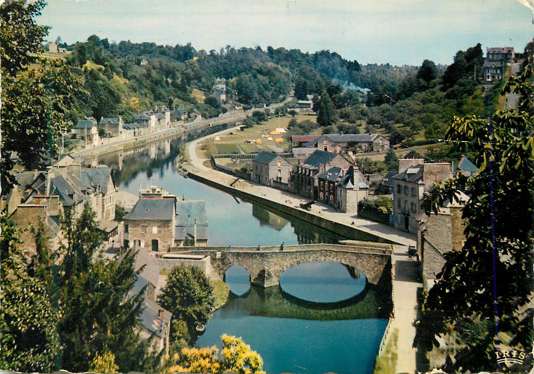 Dinan - Ville Médiévale — Le Vieux Pont sur la Rance et les Quais — Lumicap
