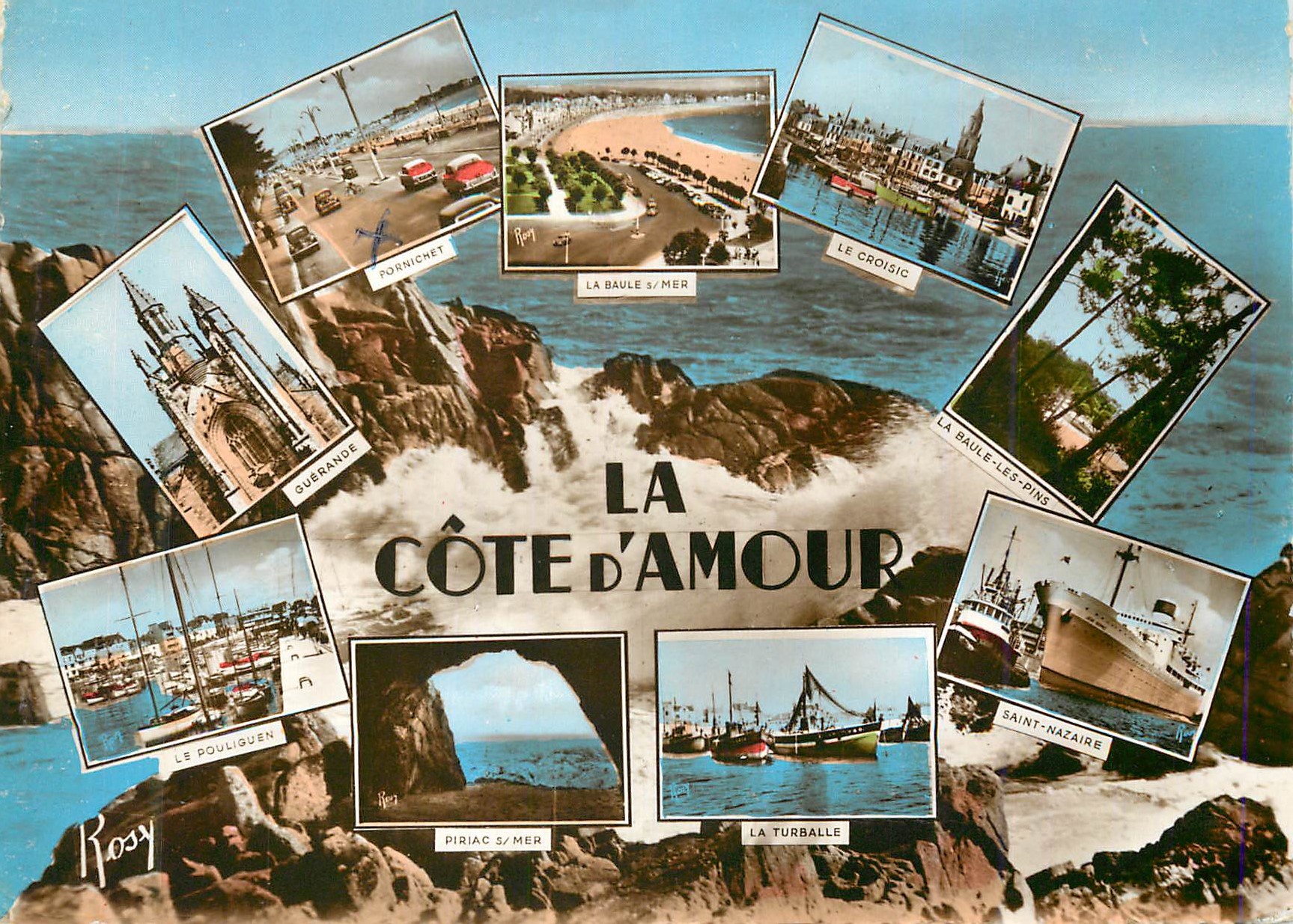 CPM Cote d Amour Pornichet La Baule sur Mer Le Croisic La Baule les Pins Saint Nazaire LE Pouliguen Piriac sur Mer La Tu