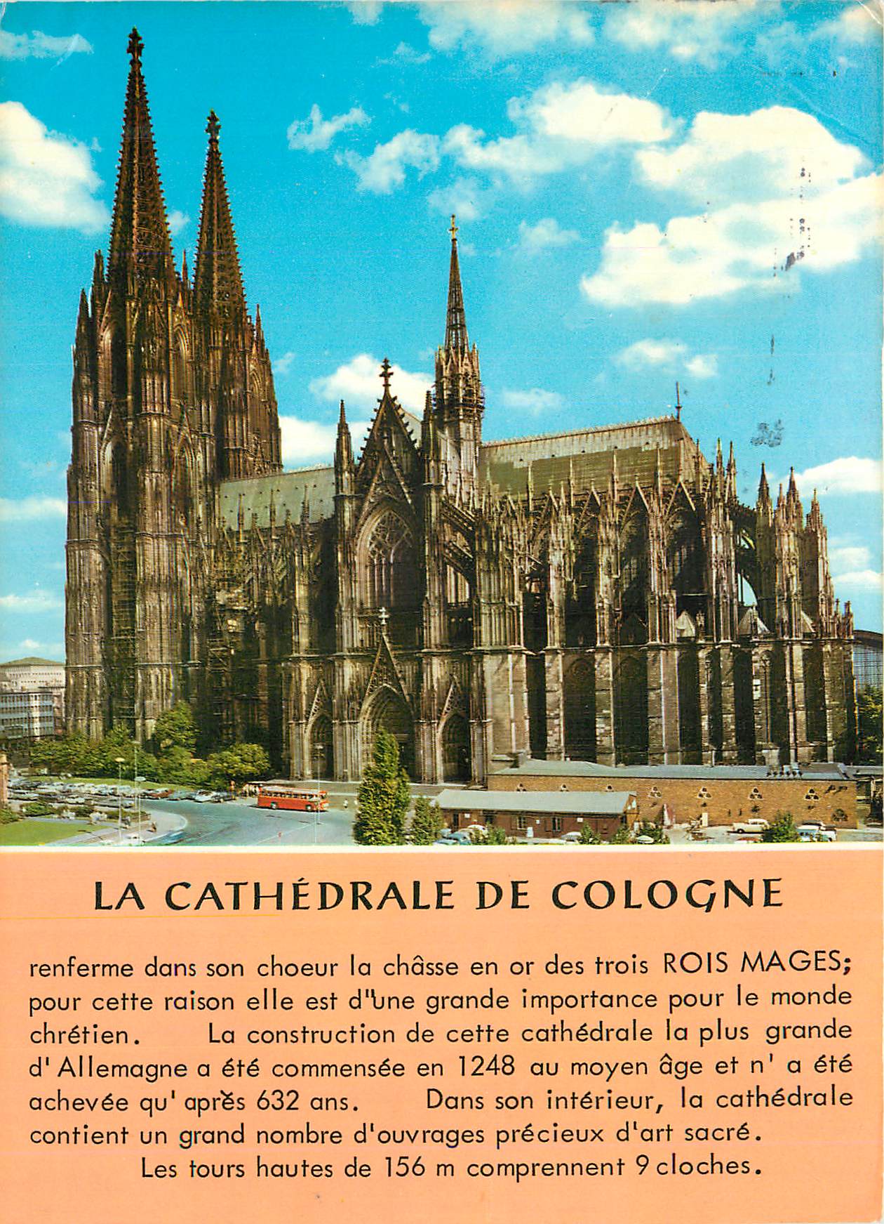 CPM La Cathedrale de Cologne La Cathedrale cote Sud