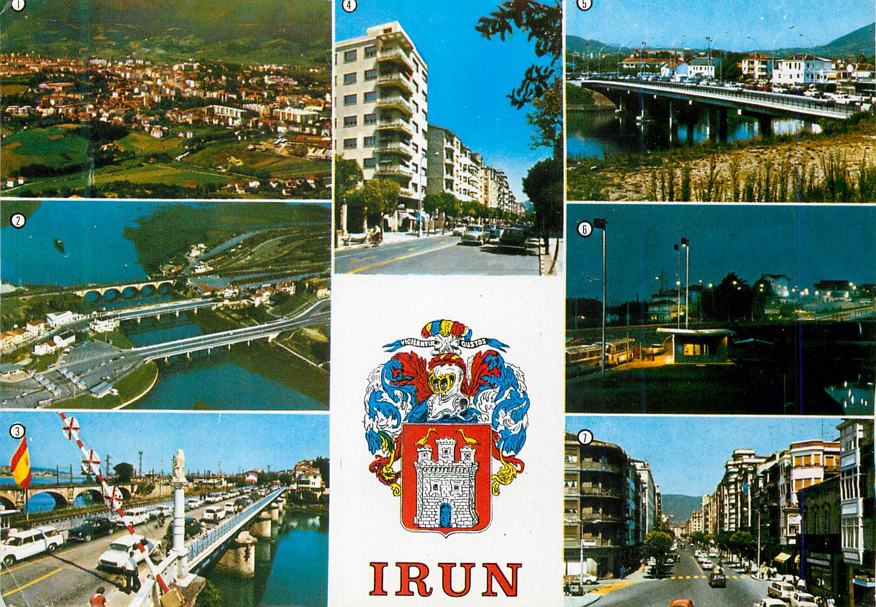 CPM Irun Vista general Puentes internacionales Puente internacional Paseo de Colon Puente internacional de Santiago
