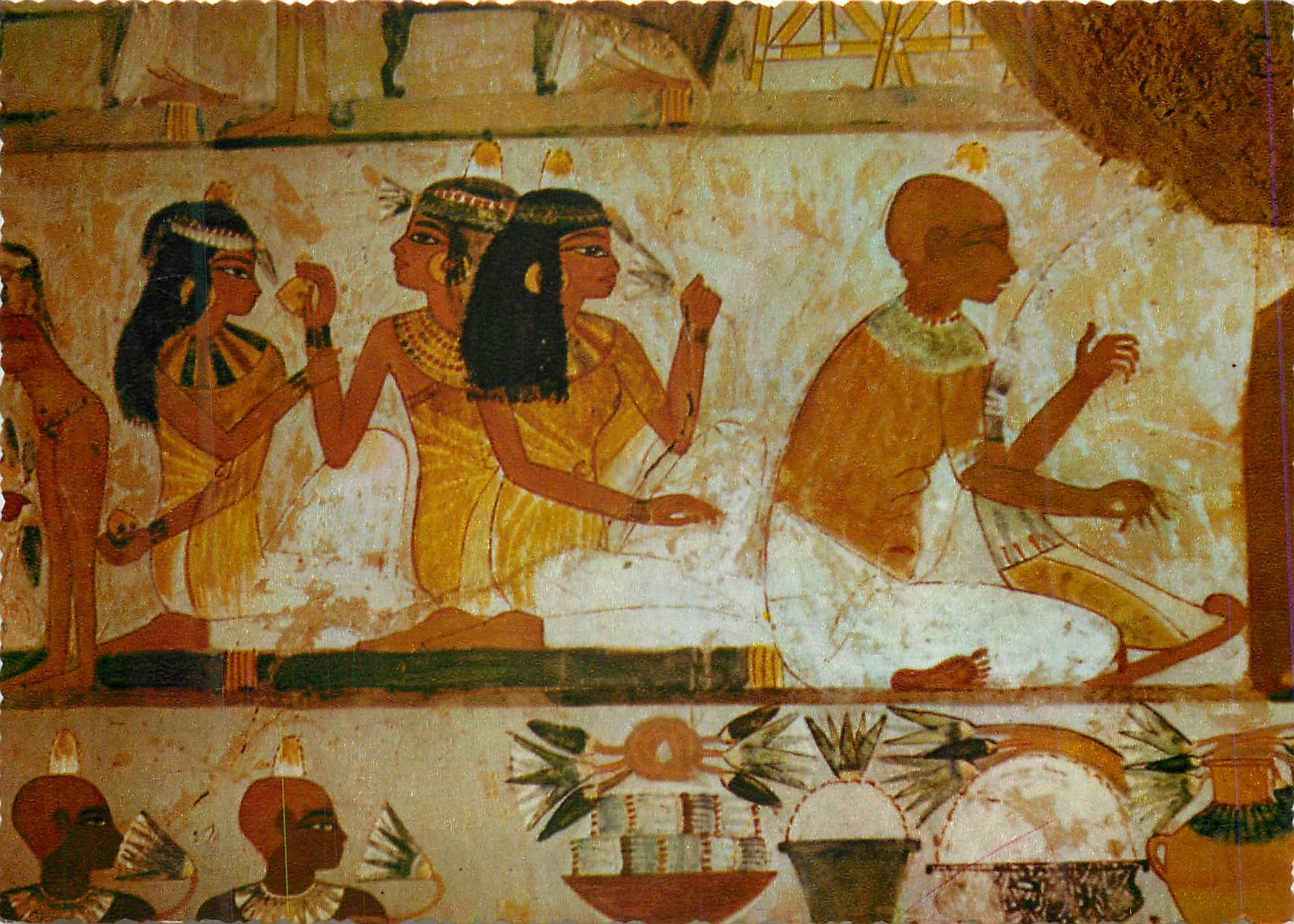 CPM Tombs of Nobles at Thebes Blind Hariner and Noble Ladies