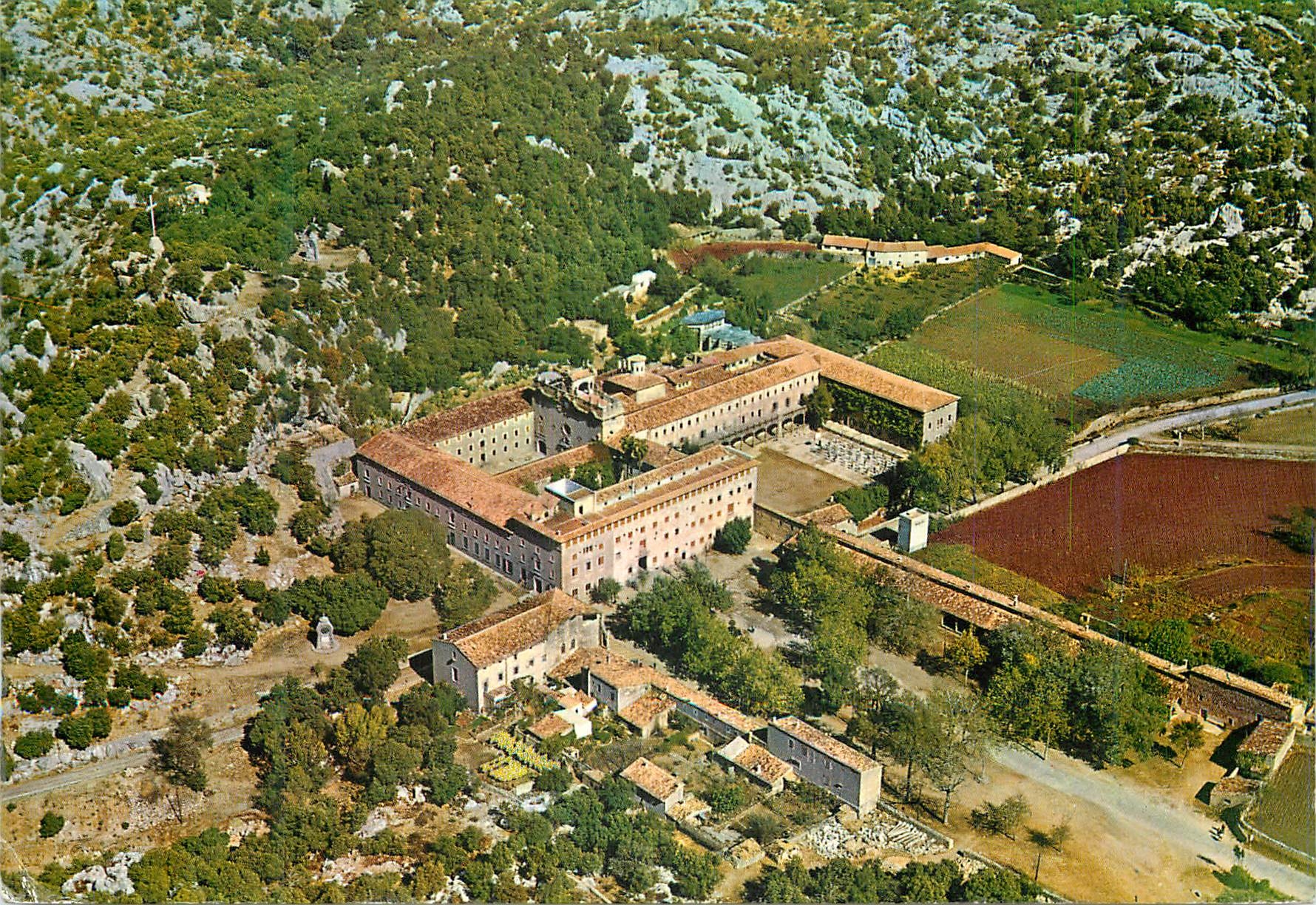 CPM Mallorca Sanctuaire de Lluc Vue aerienne