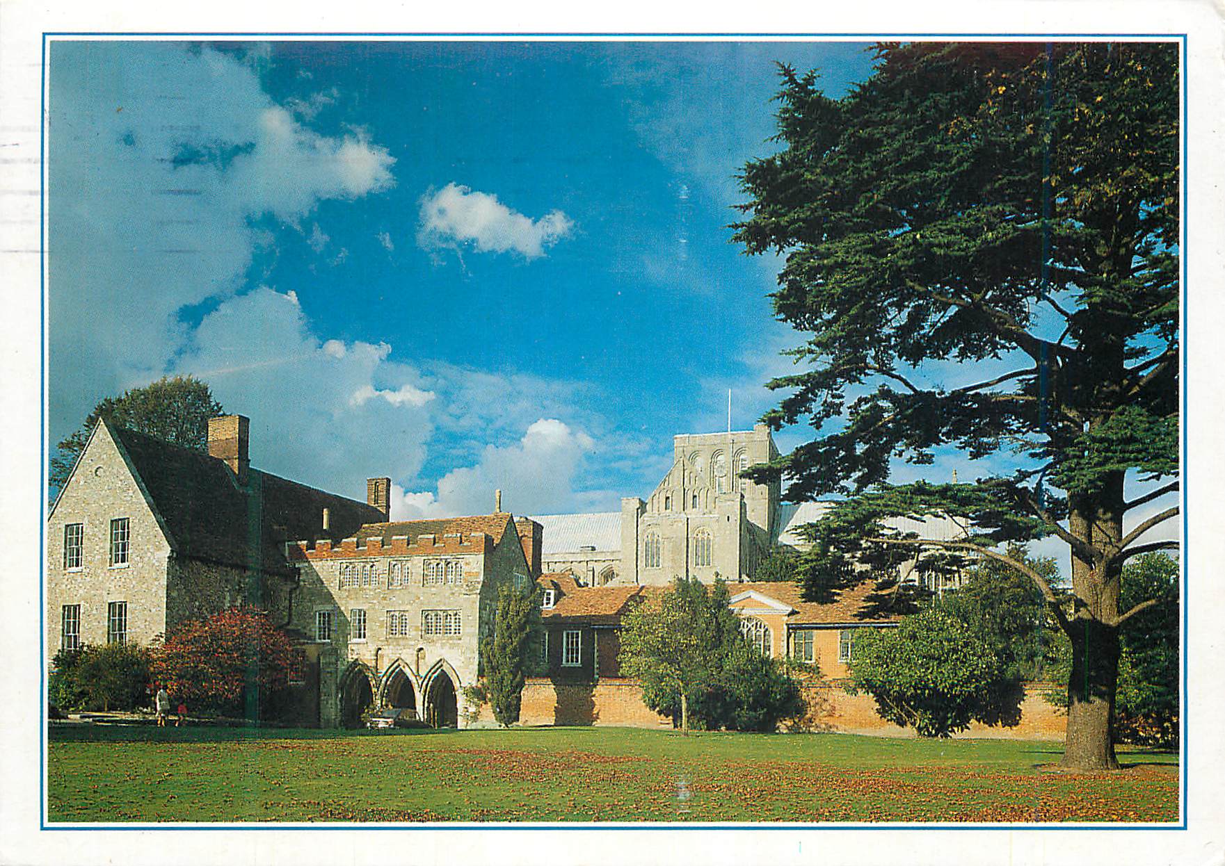 CPM J Arthur Dixon The 900 year old Winchester Cathedral from the Cathedral Close Hampshire