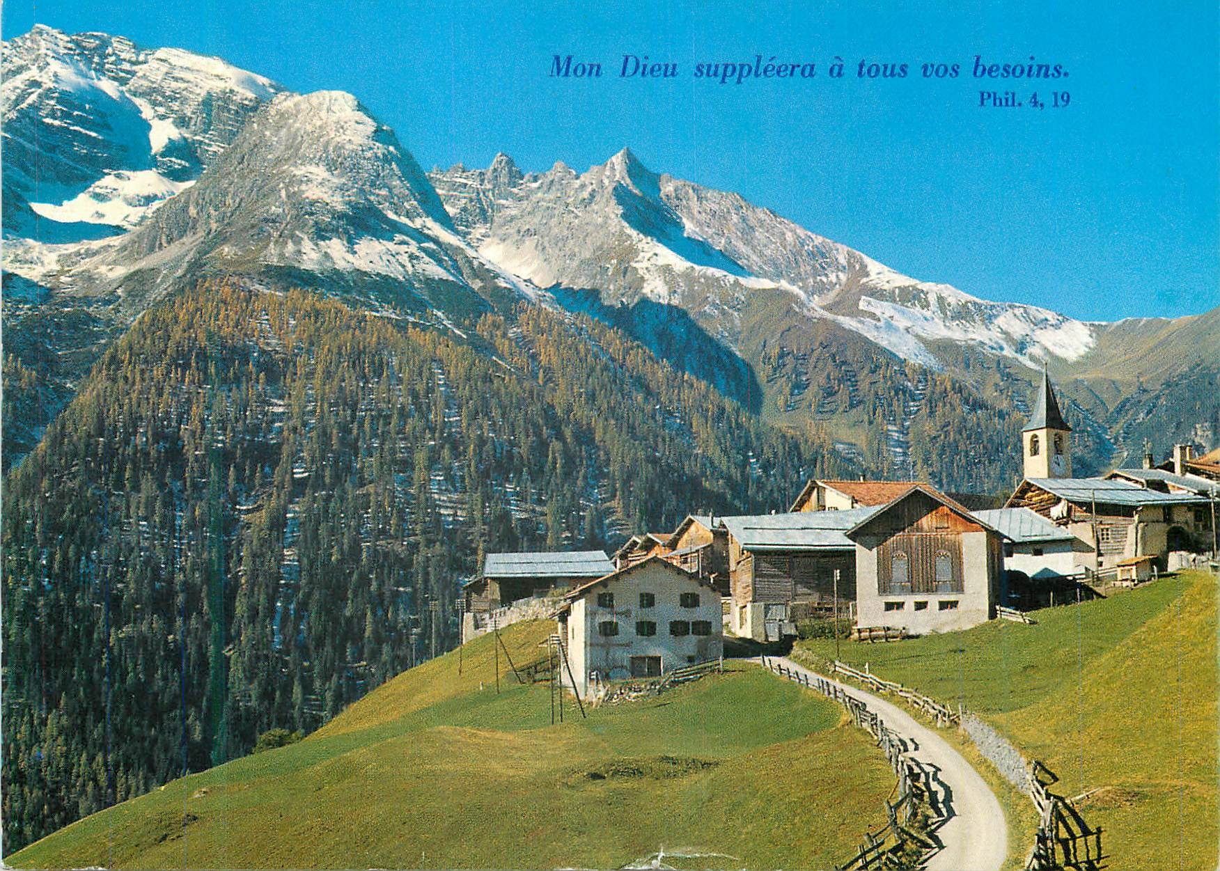 CPM Mon Dieu suppleera a tous vos besoins Latsch ob Bergun Grisons