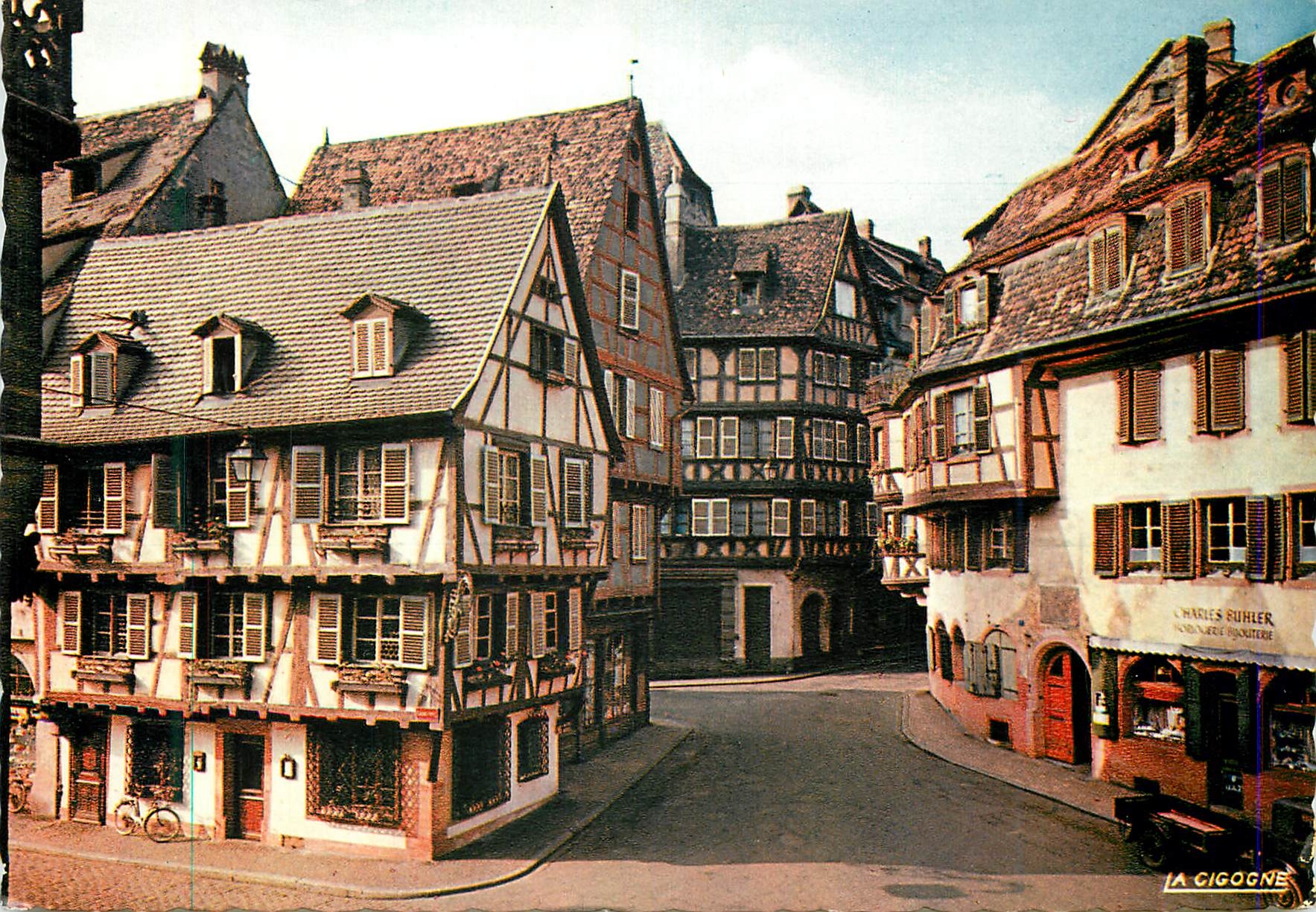 CPM L Alsace Pittoresque Colmar Rue des Marchands