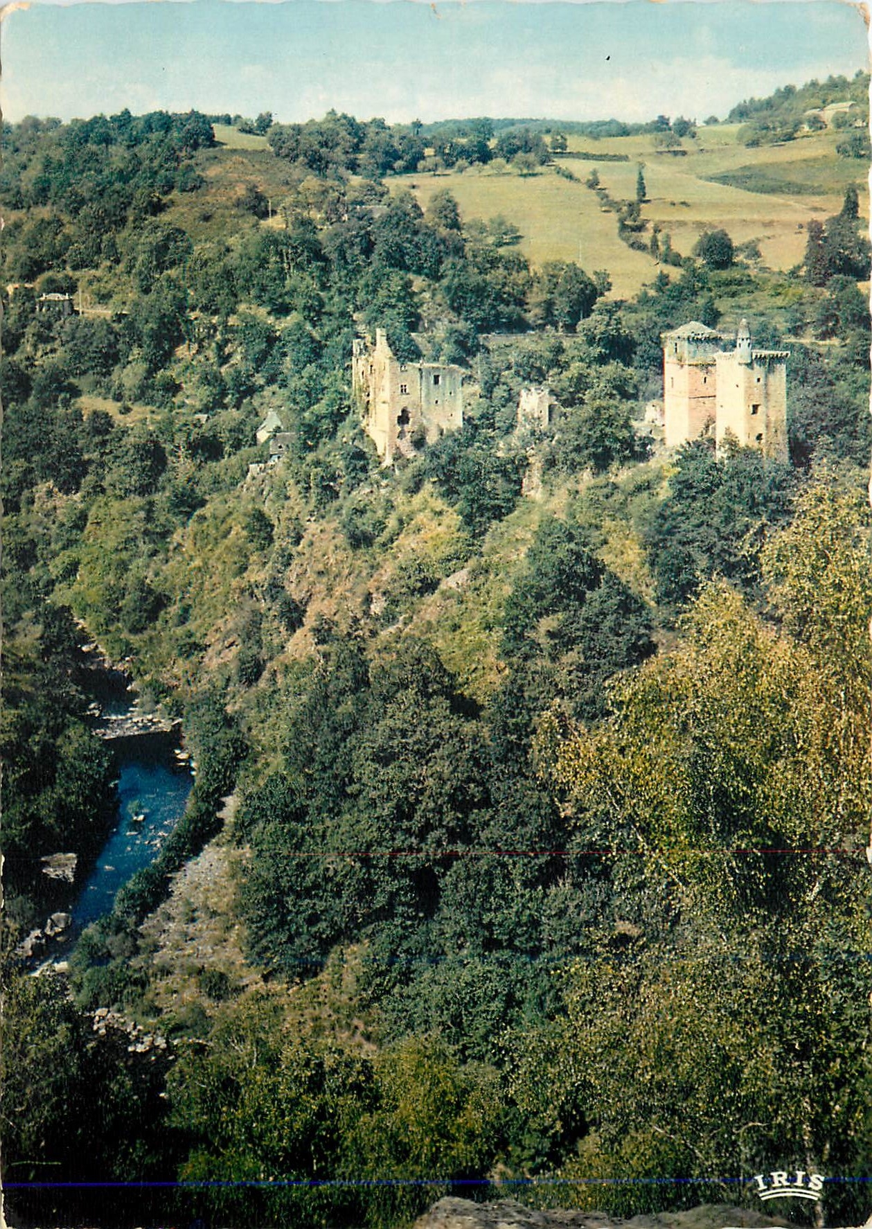 CPM Correze Pittoresque Environs de St Cirgues l Loutre Les ruines de Merie citadelle des siecles