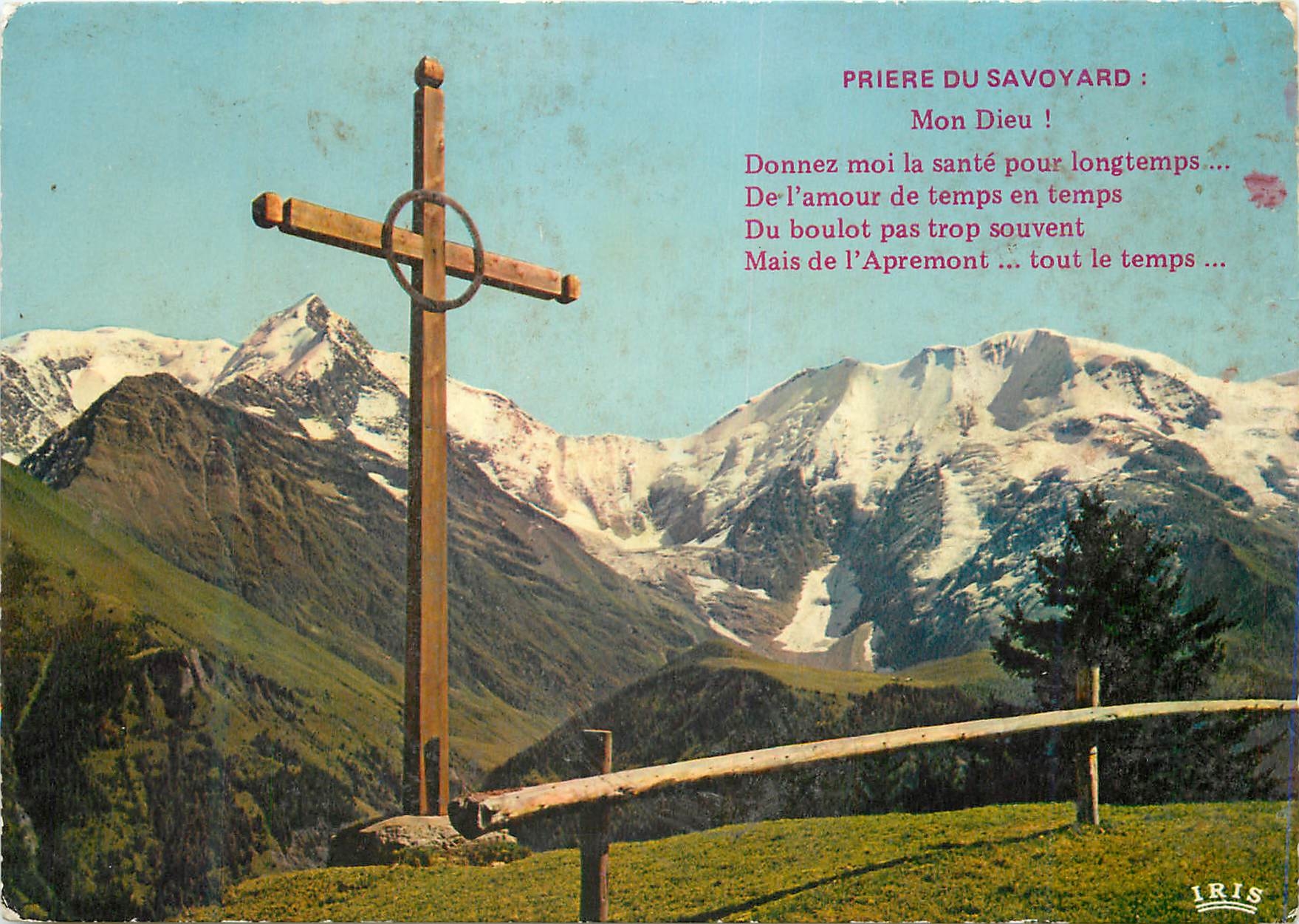 Croix du Mont-Blanc — Prière du Savoyard — Éditions IRIS