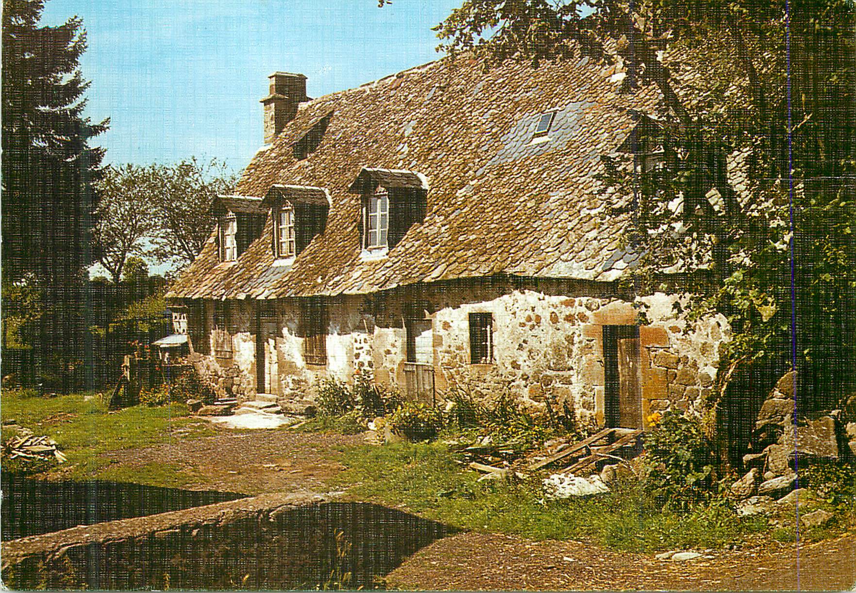CPM Maison Limousine Au Toit de Lauzes