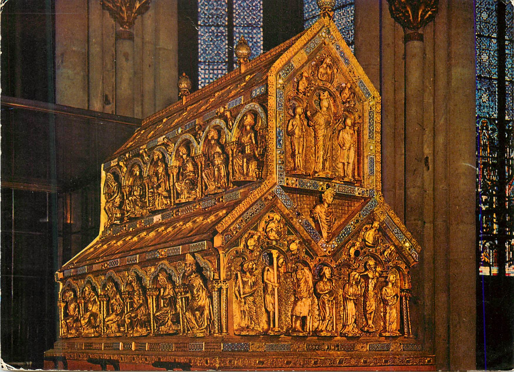 CPM Koln Am  Rhein Dom Innenansicht Schrein der Helligen Drei Konige