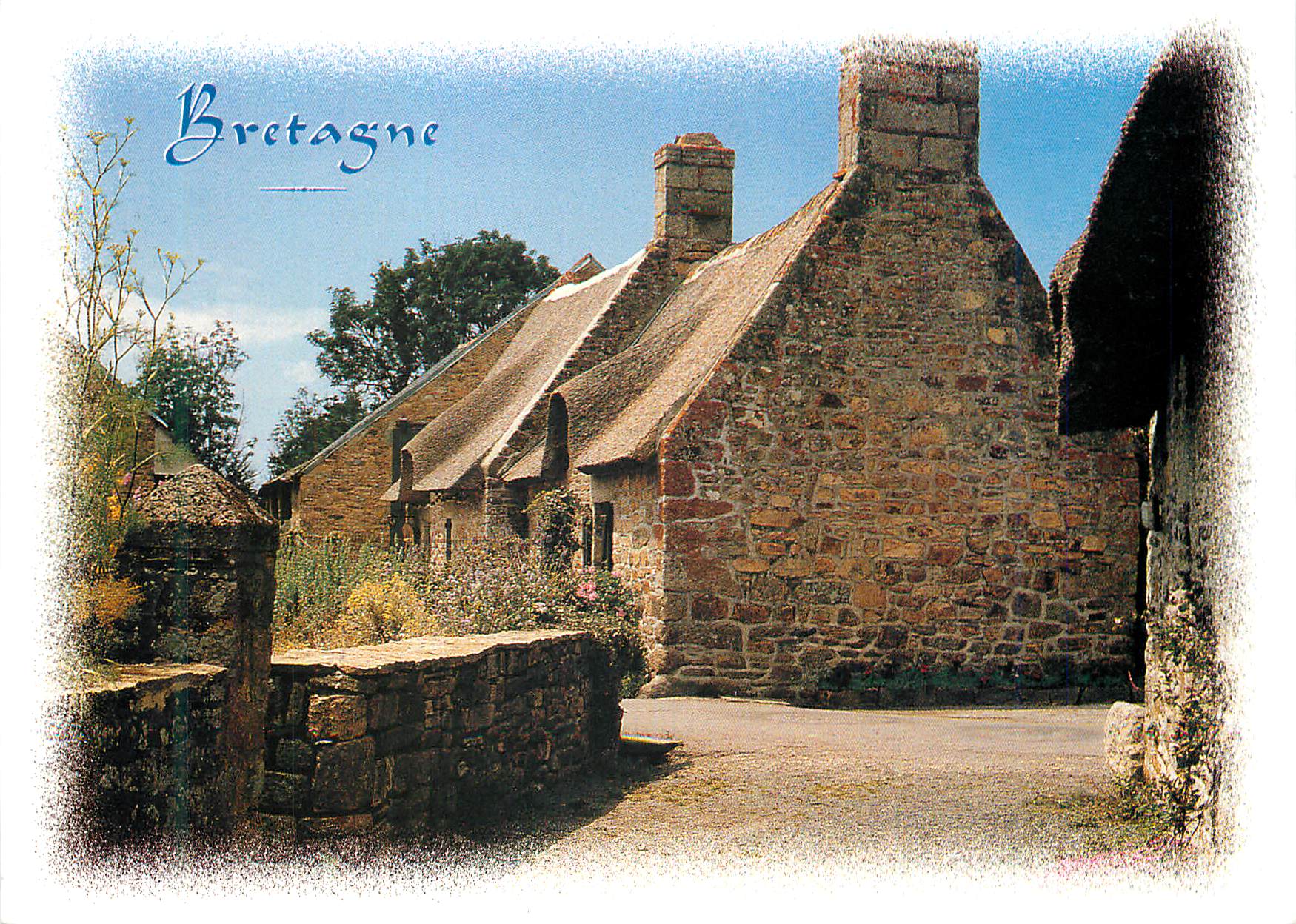 CPM La Bretagne Pittoresque A proximite de Pont Aven Le Village de Kerascoet en Nevez