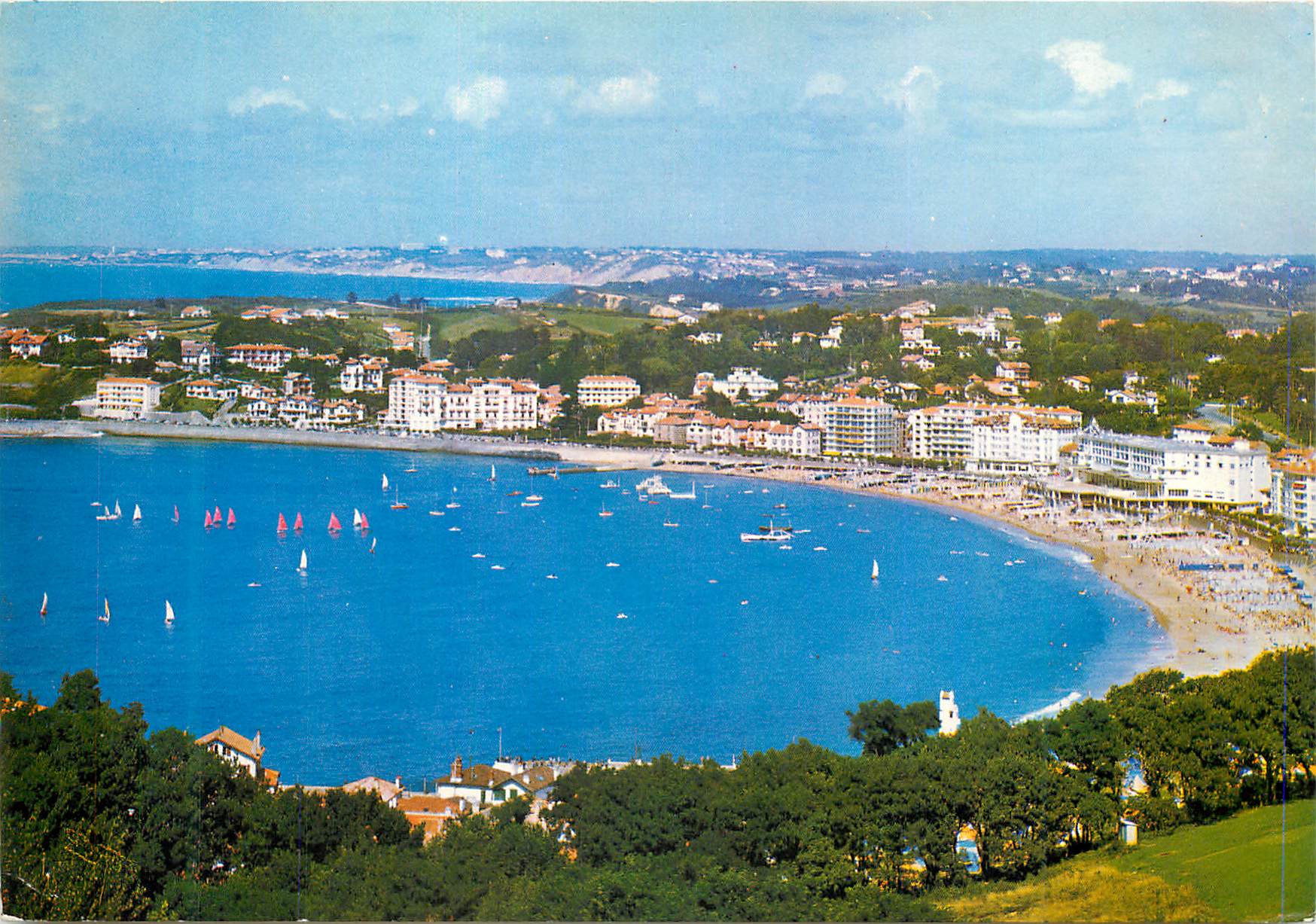 Baie de Saint-Jean-de-Luz — Côte Basque — Édition de l'Europe - Pierron - Recto